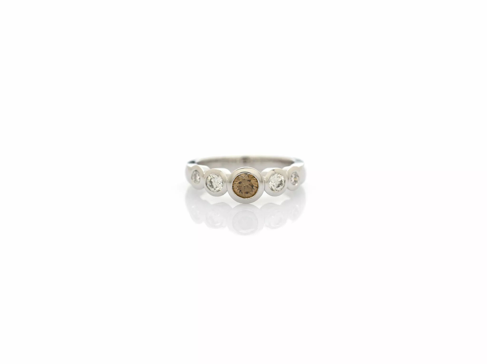 Champagne Diamond Rings and Jewellery