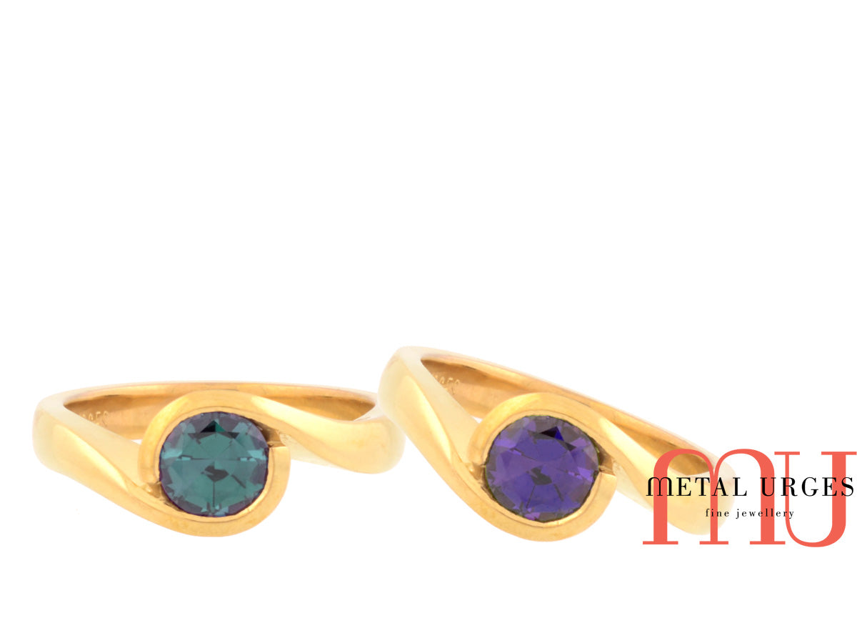 Alexandrite Rings and Jewellery