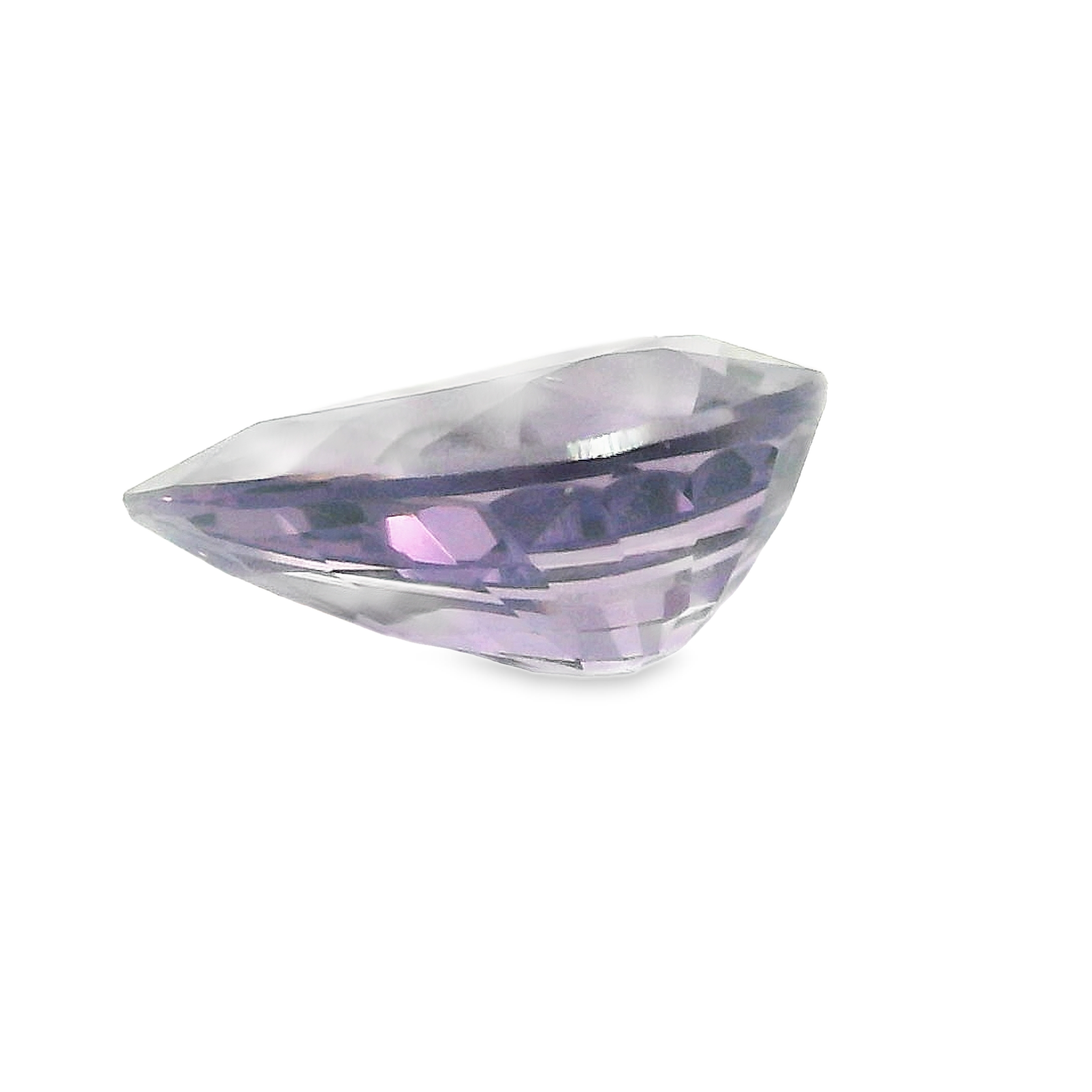 2.03ct Purple pear shaped sapphire
