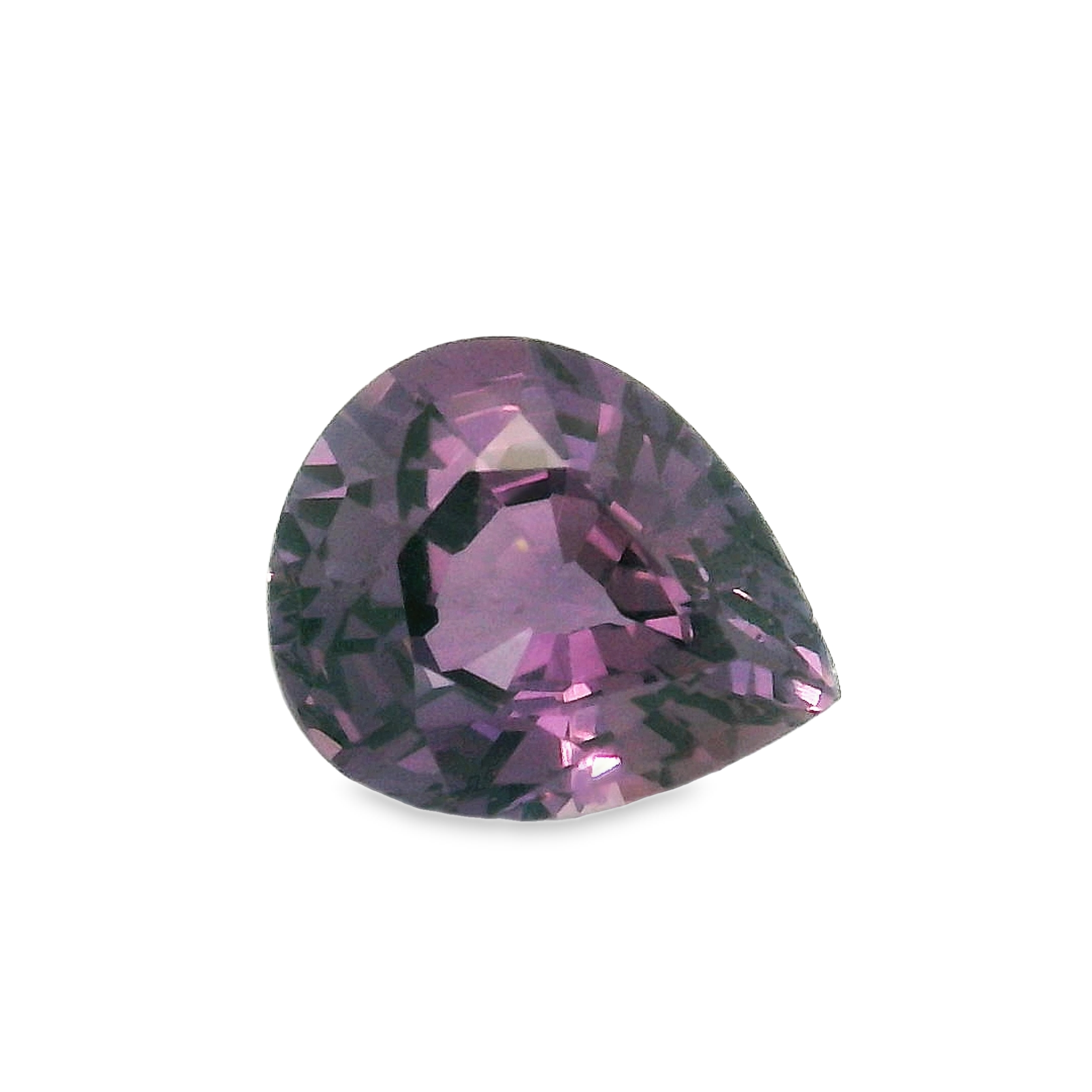 1.80ct Purple pear shaped sapphire