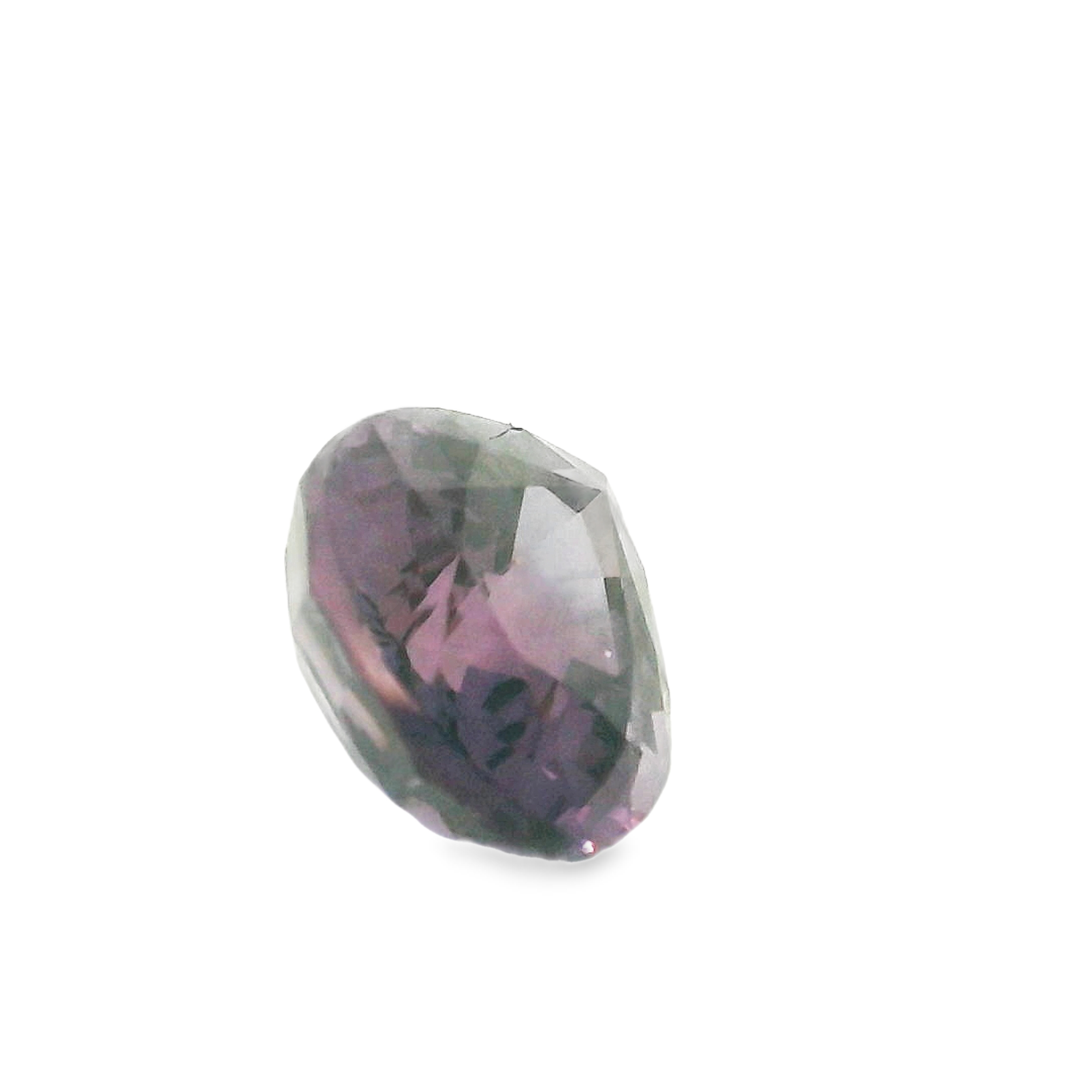 1.80ct Purple pear shaped sapphire
