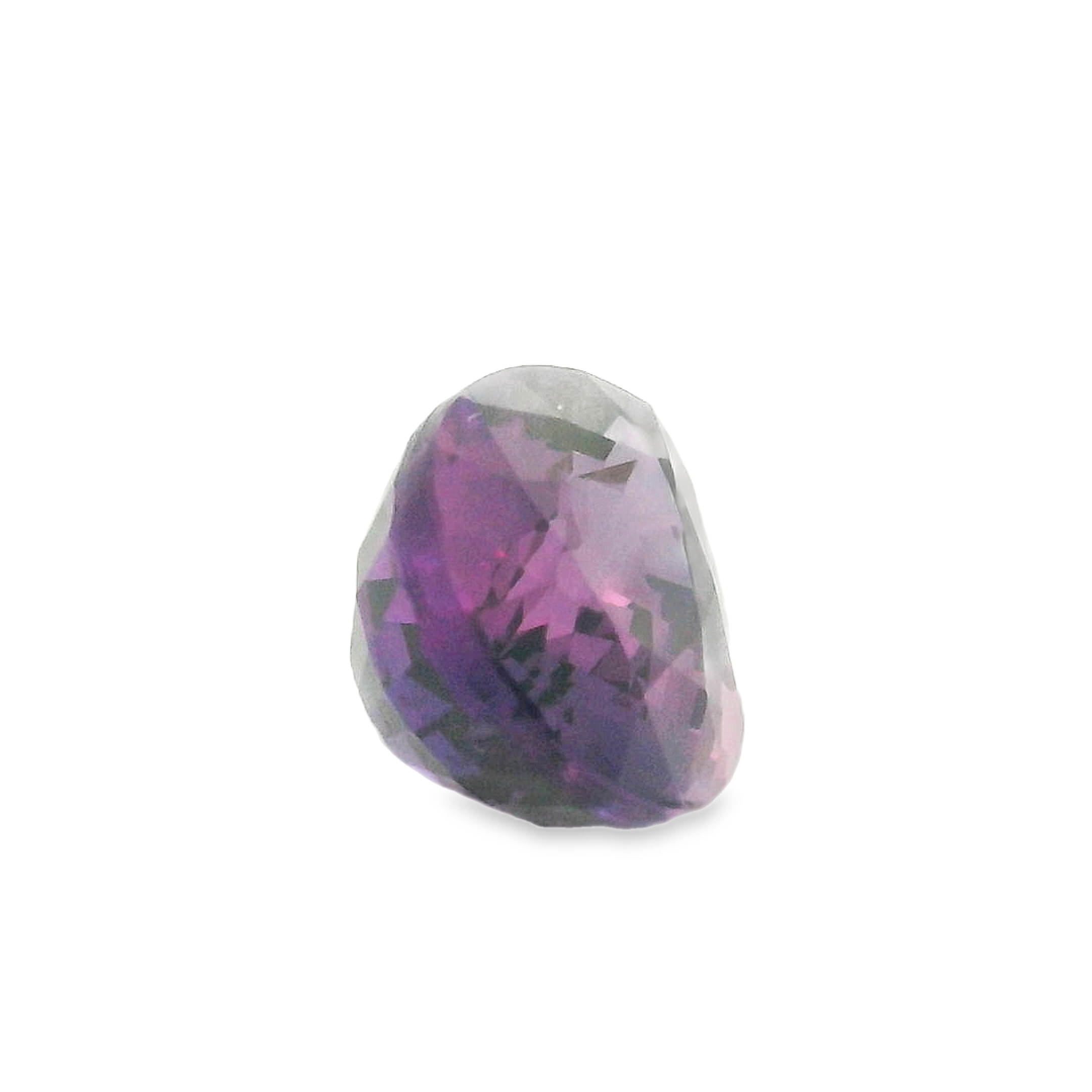 2.03ct Pear purple sapphire