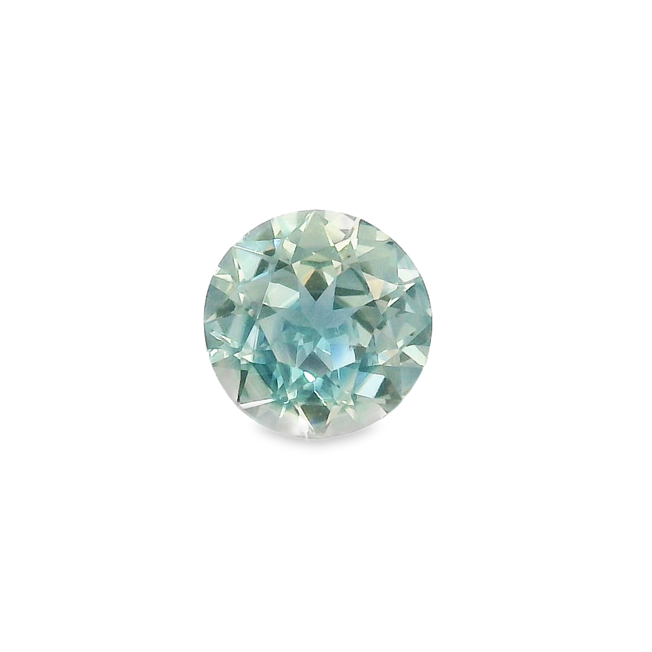 0.65ct Round Brilliant Parti Blue/Yellow Sapphire