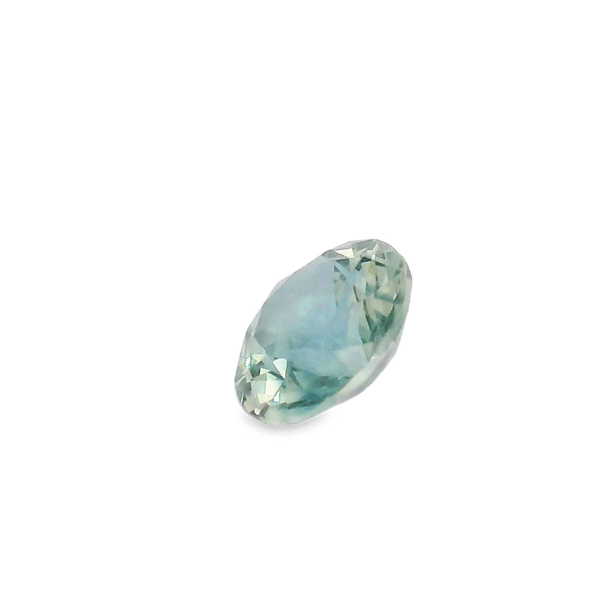 0.65ct Round Brilliant Parti Blue/Yellow Sapphire