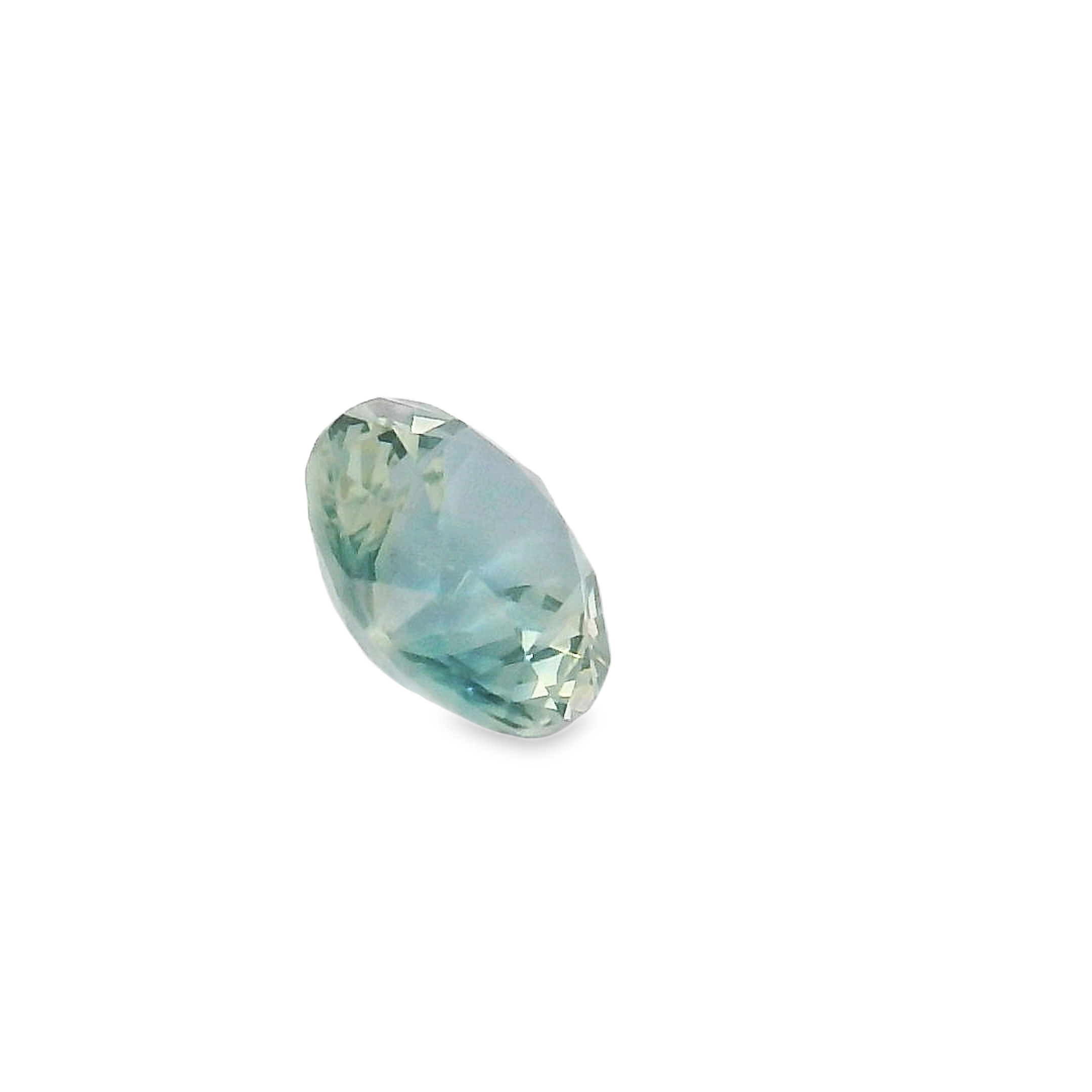 0.65ct Round Brilliant Parti Blue/Yellow Sapphire