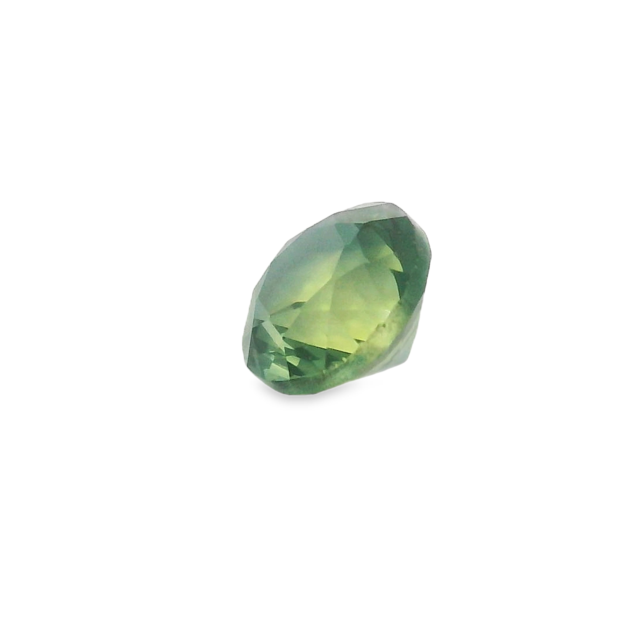 0.80ct Round Brilliant Parti Sapphire