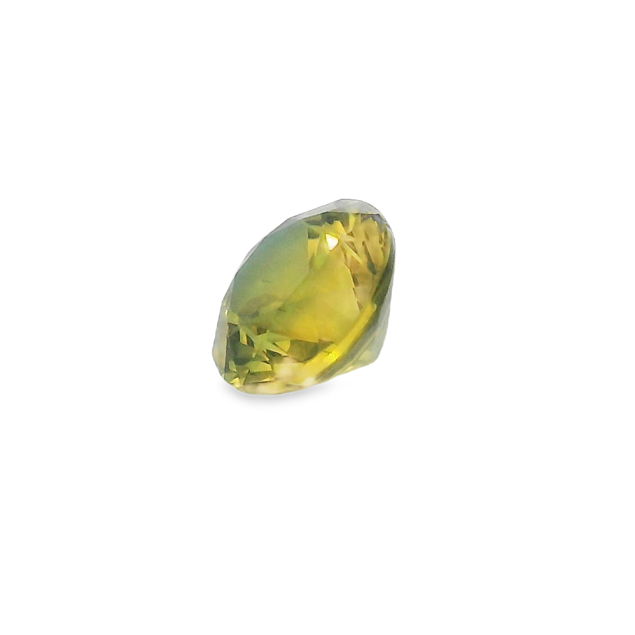 0.76ct Round Brilliant Parti Sapphire