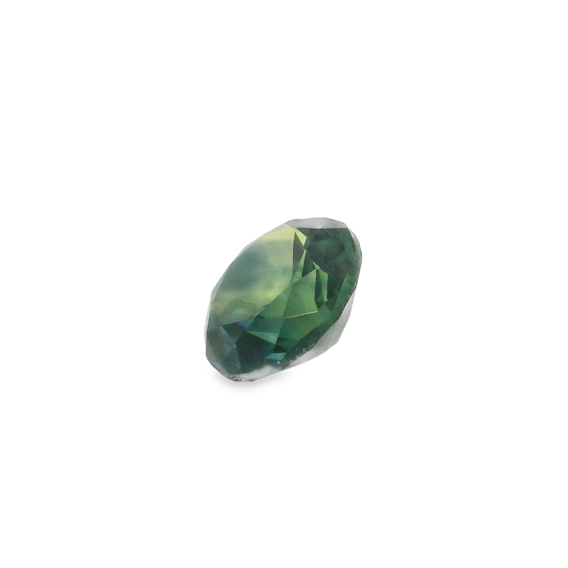 1.57ct Round Brilliant parti unheated QLD sapphire