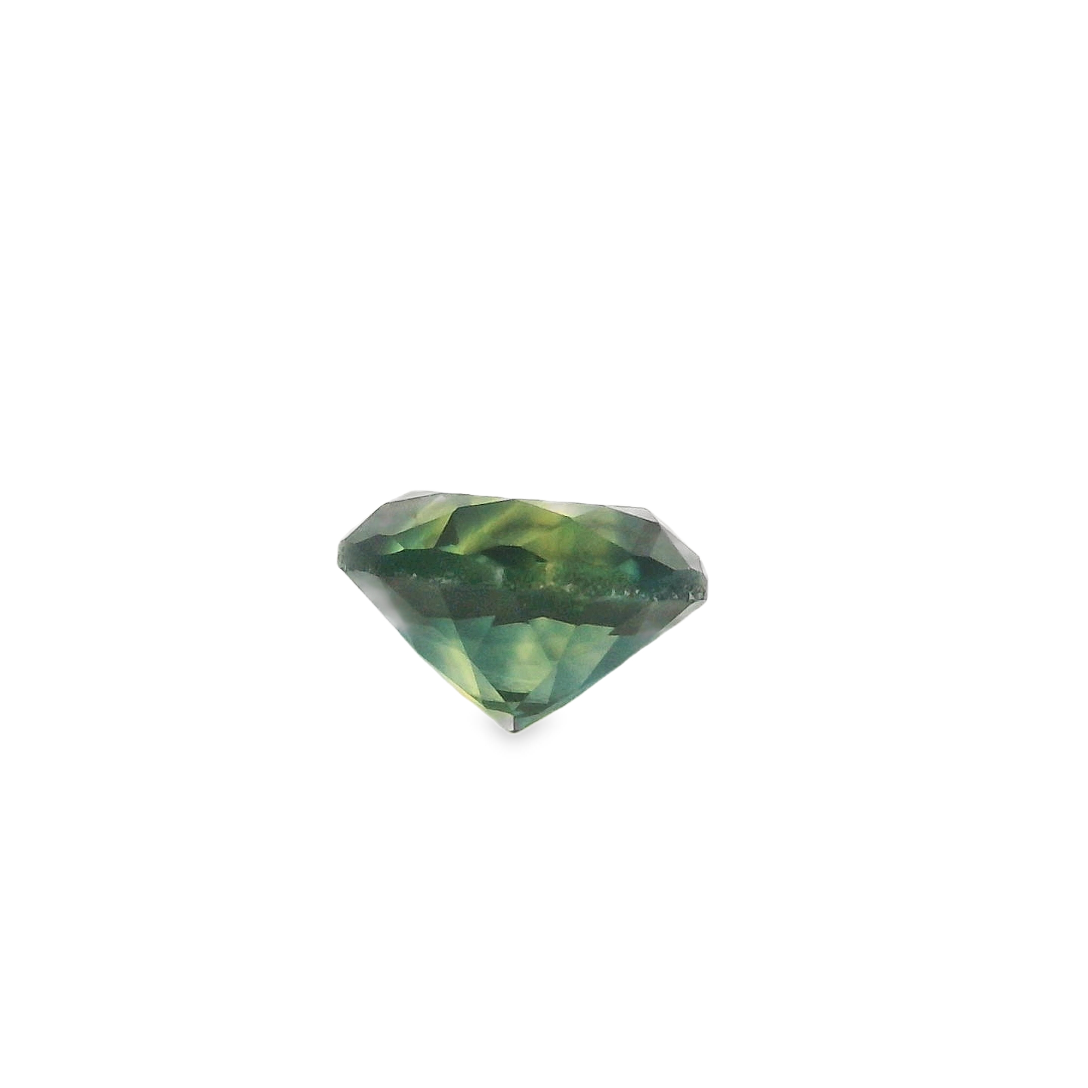 1.57ct Round Brilliant parti unheated QLD sapphire
