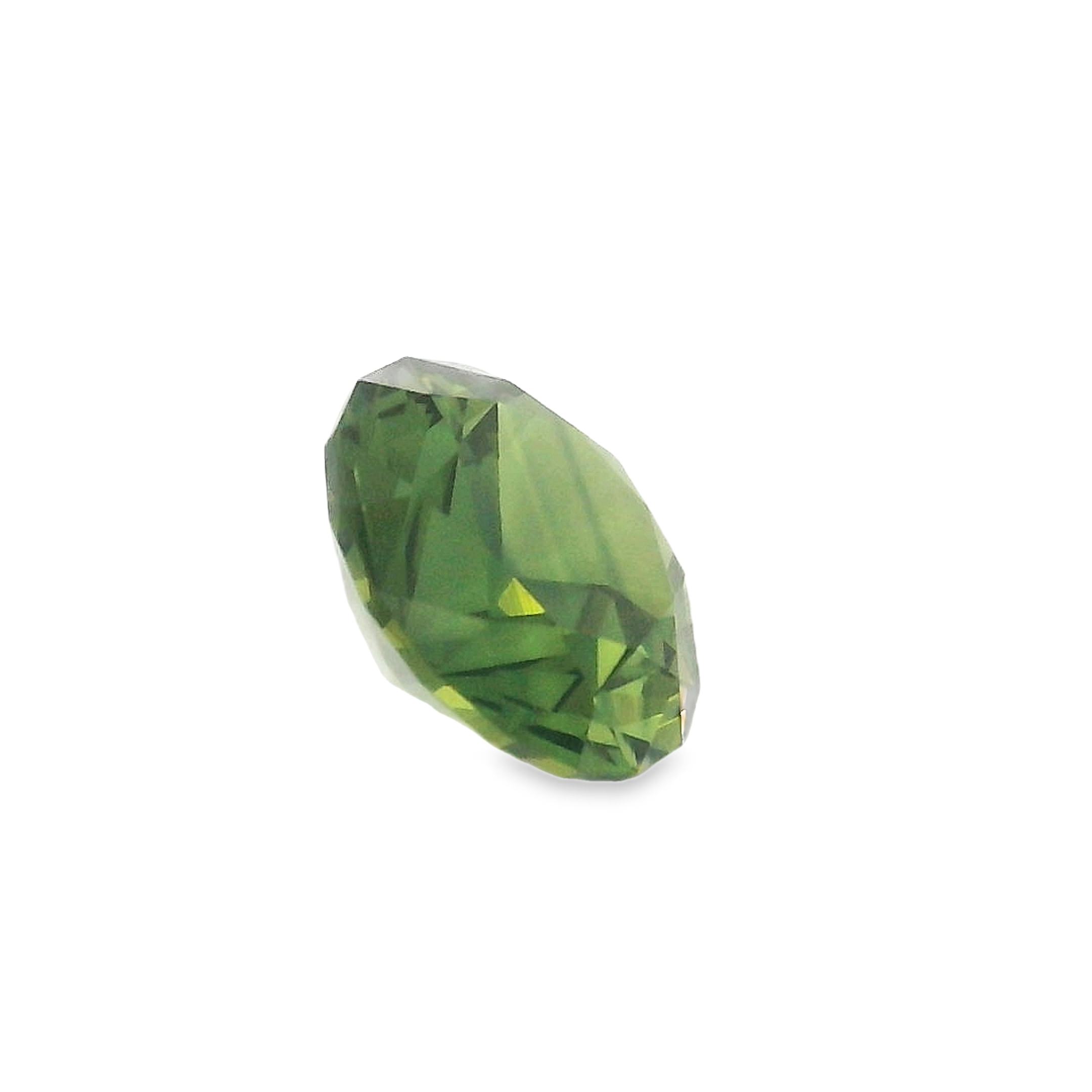 1.31ct Round Green Australian Sapphire