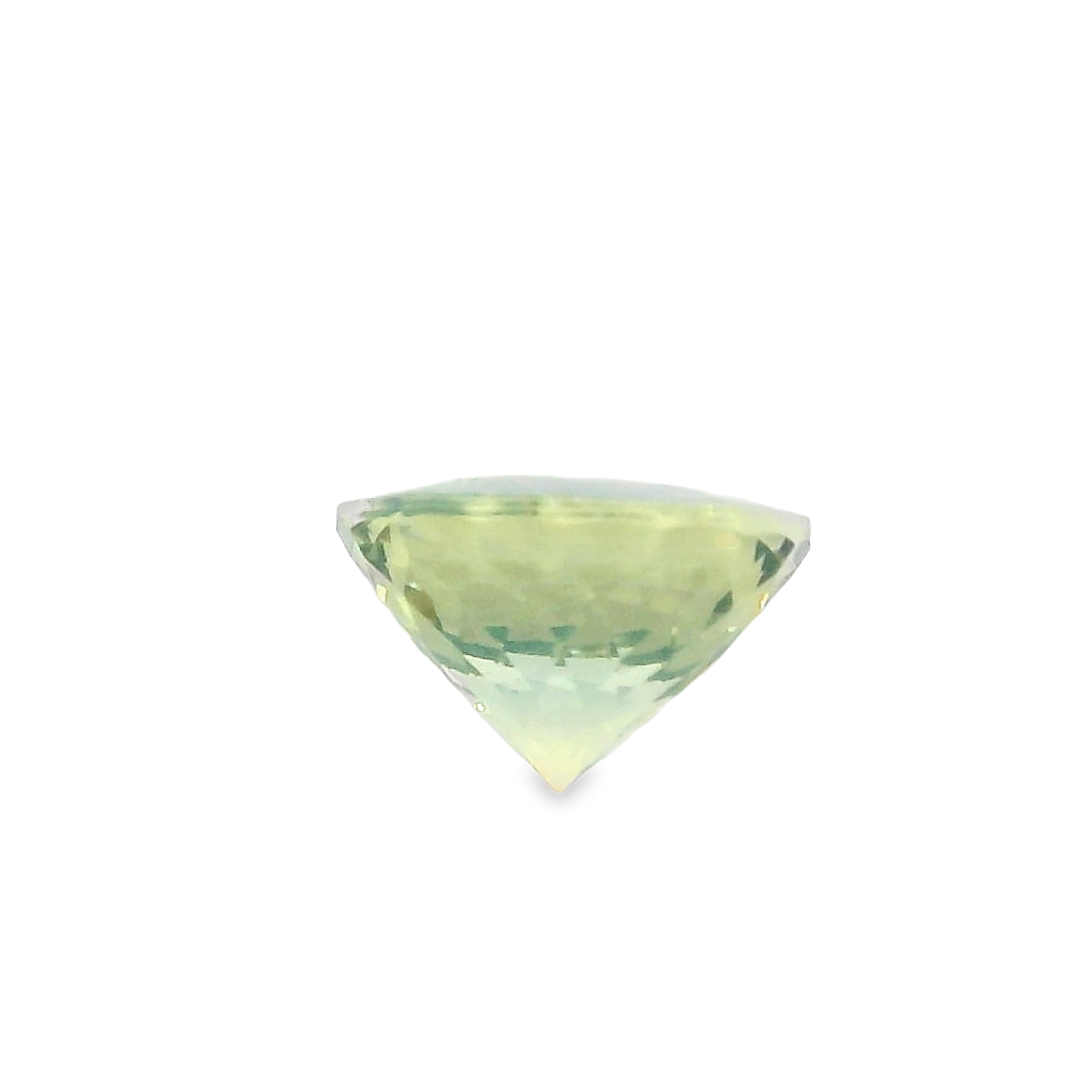 1.30ct Round Brilliant Parti blue green Sapphire