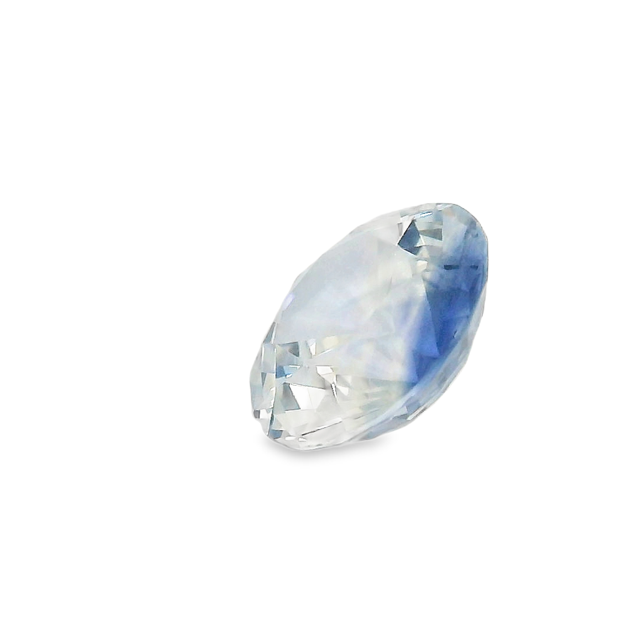 1.80ct Round Brilliant Parti Blue Pale Yellow Sapphire