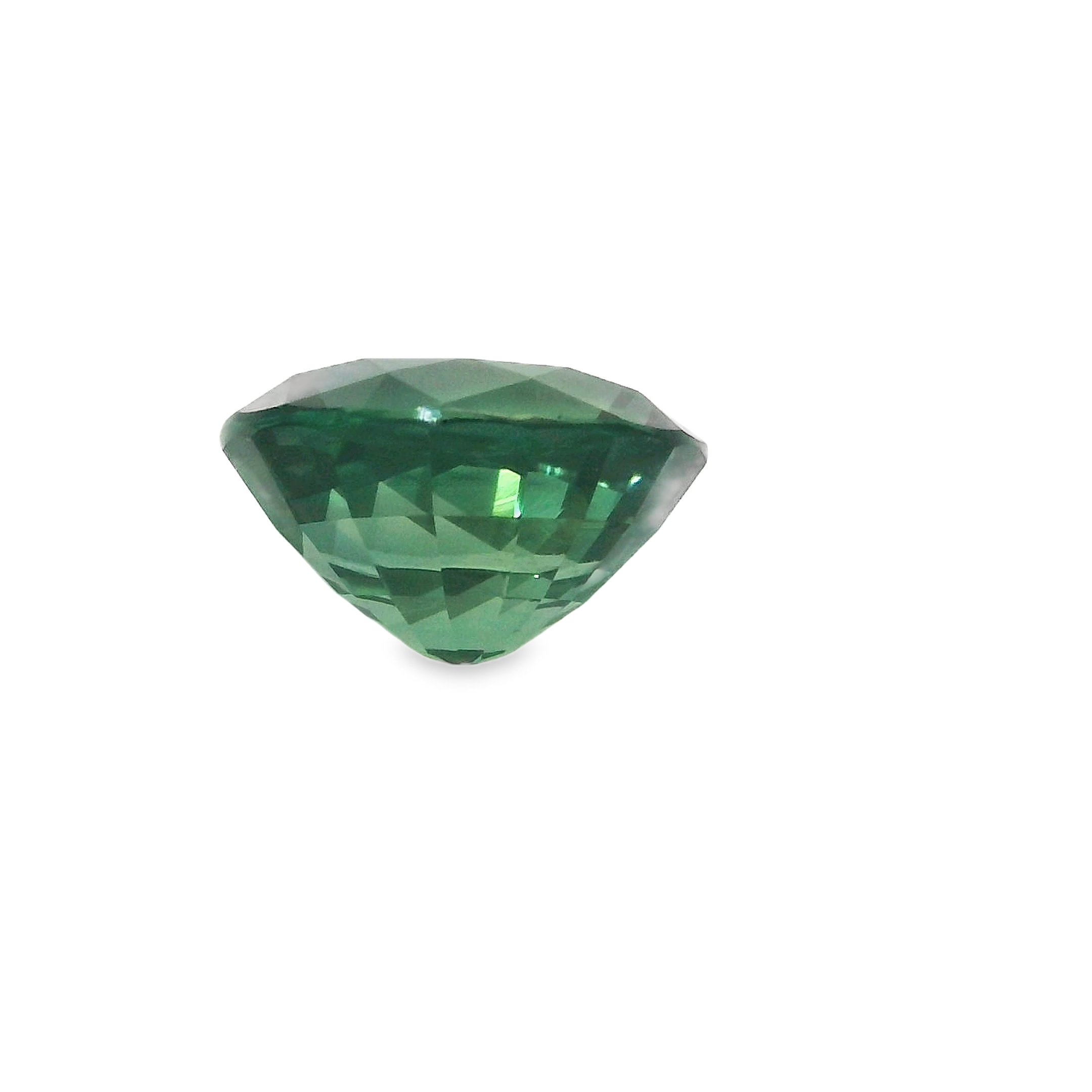 3.29ct Oval cut Parti Green and Yellow Sapphire