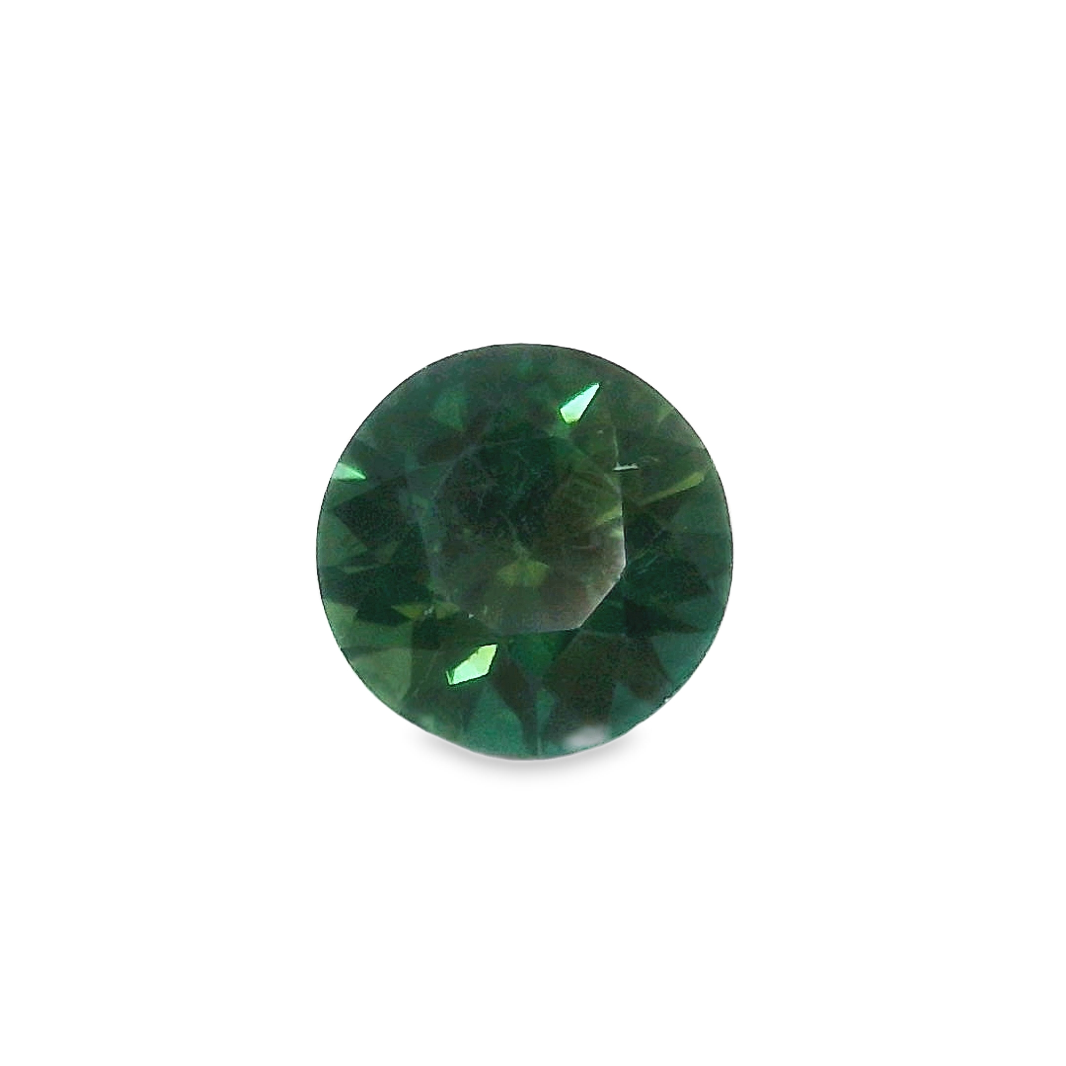 0.96ct round Brilliant Parti Blue/Green Australian Sapphire
