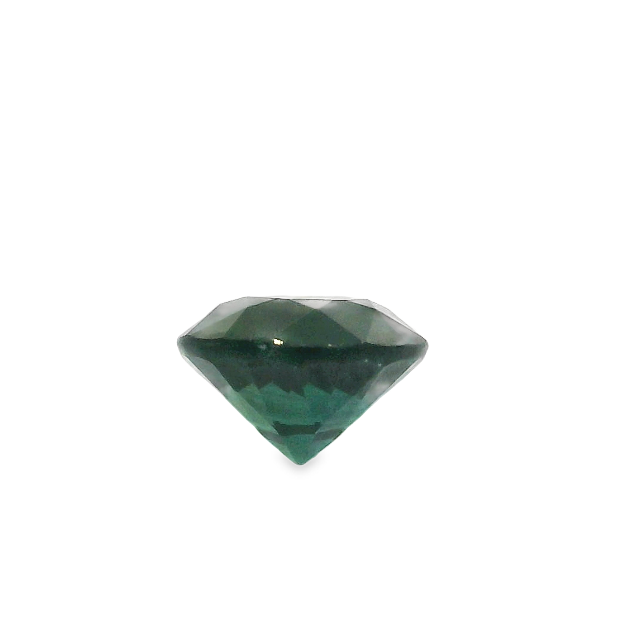 0.96ct round Brilliant Parti Blue/Green Australian Sapphire