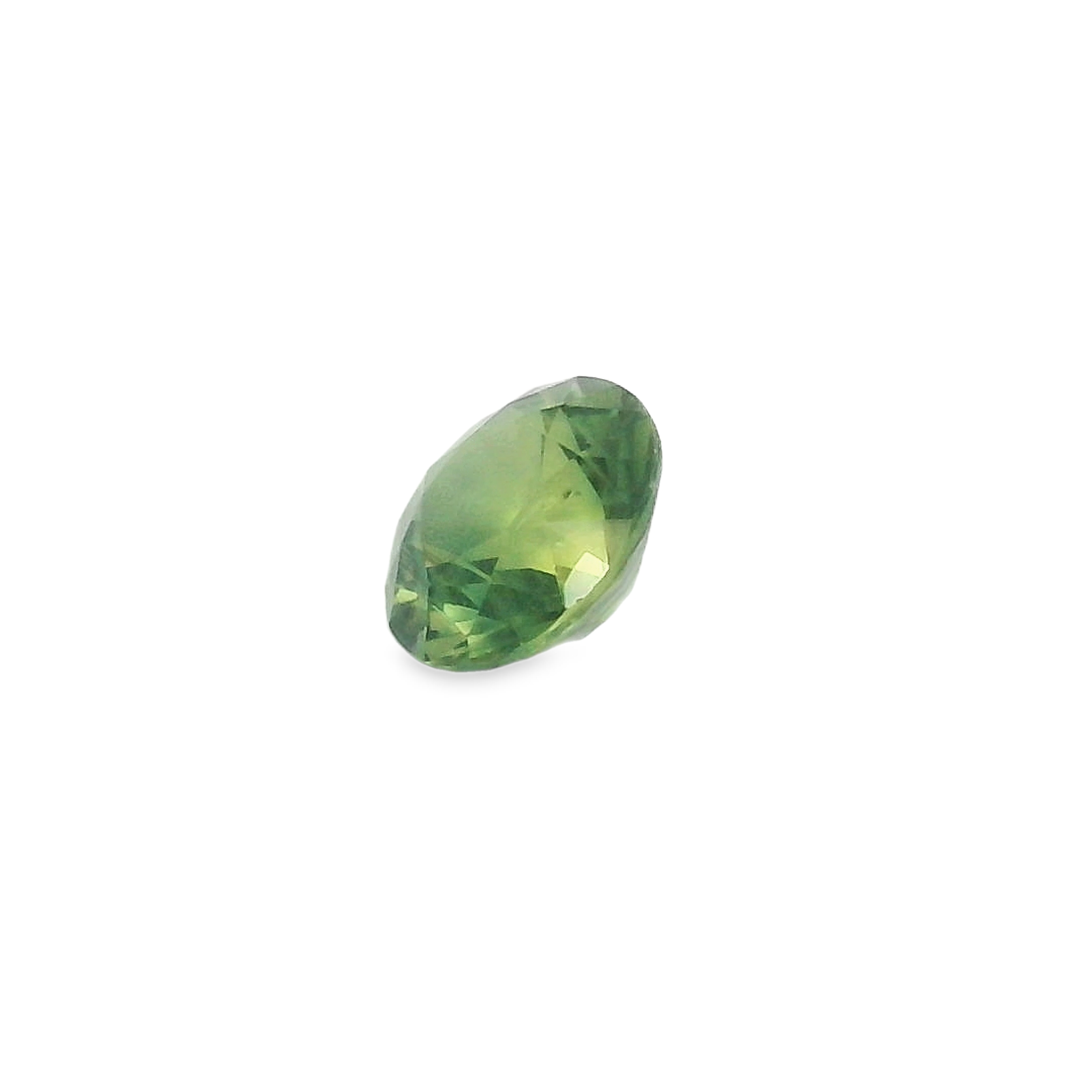 0.51ct Round Brilliant Parti Green/Blue Australian Sapphire