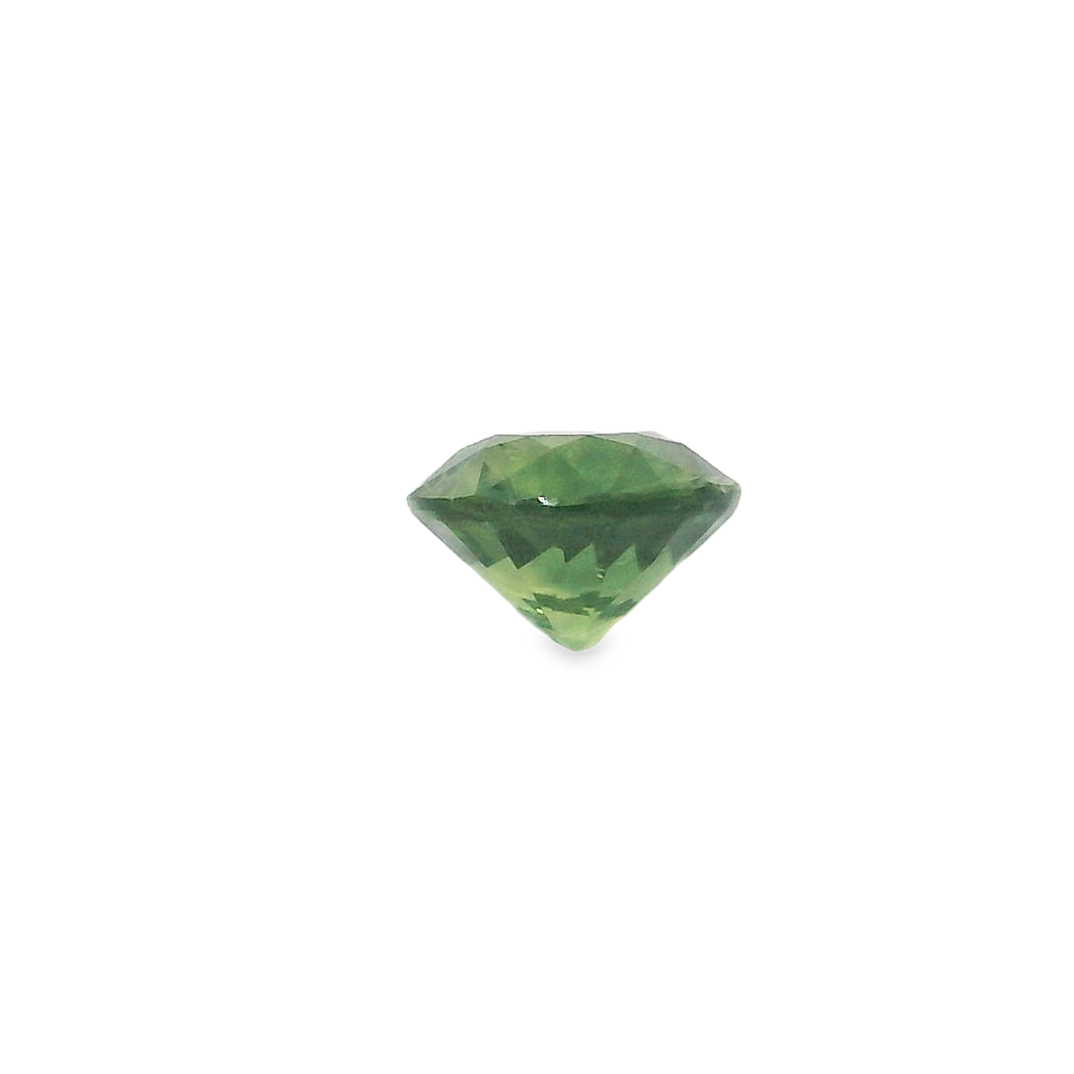 0.51ct Round Brilliant Parti Green/Blue Australian Sapphire