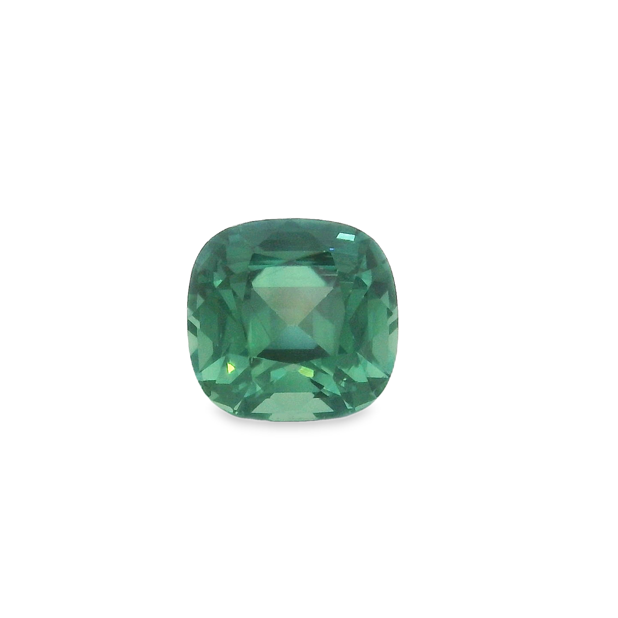 1.31ct Cushion Cut Parti Blue/Green sapphire