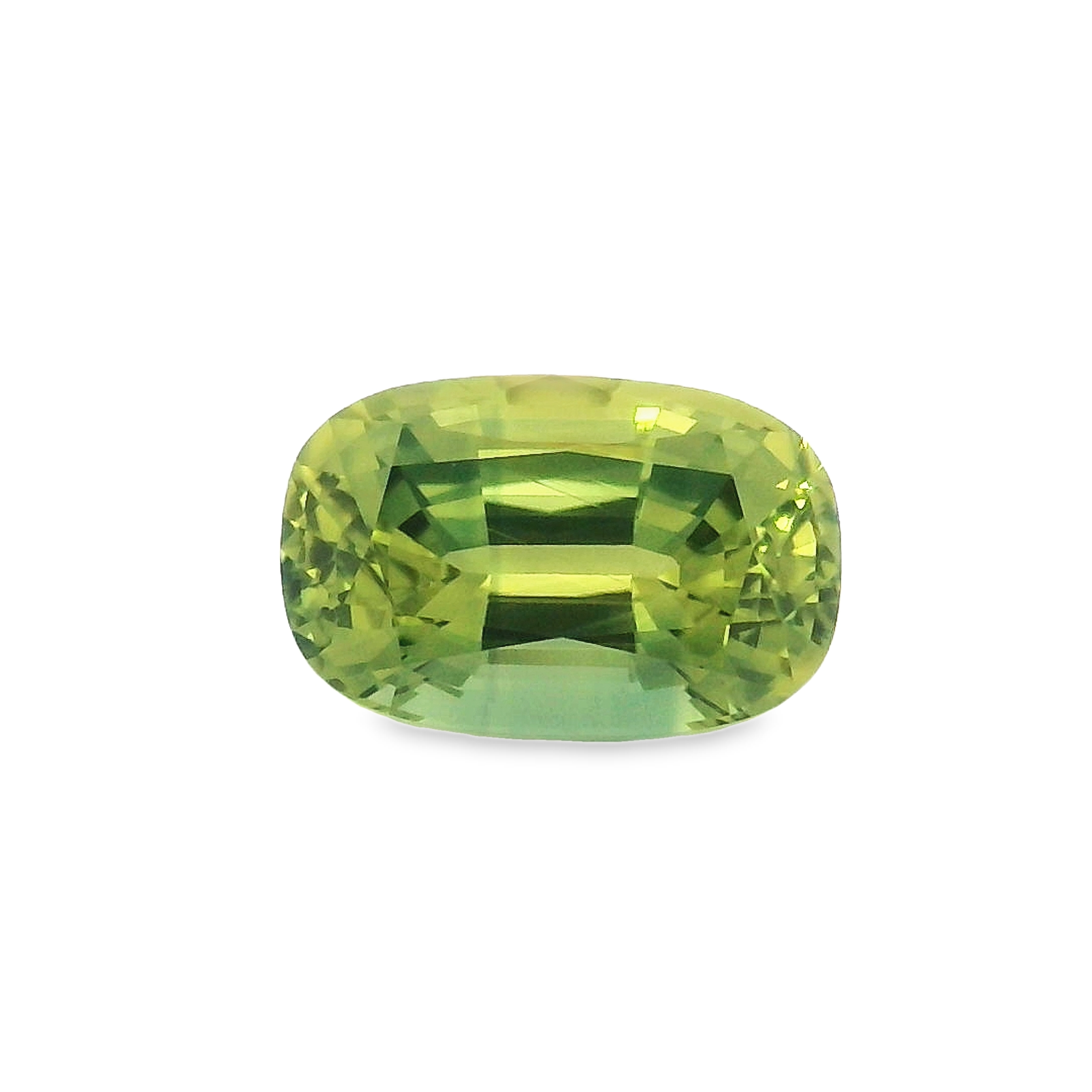 1.55ct Cushion Cut Green Sapphire