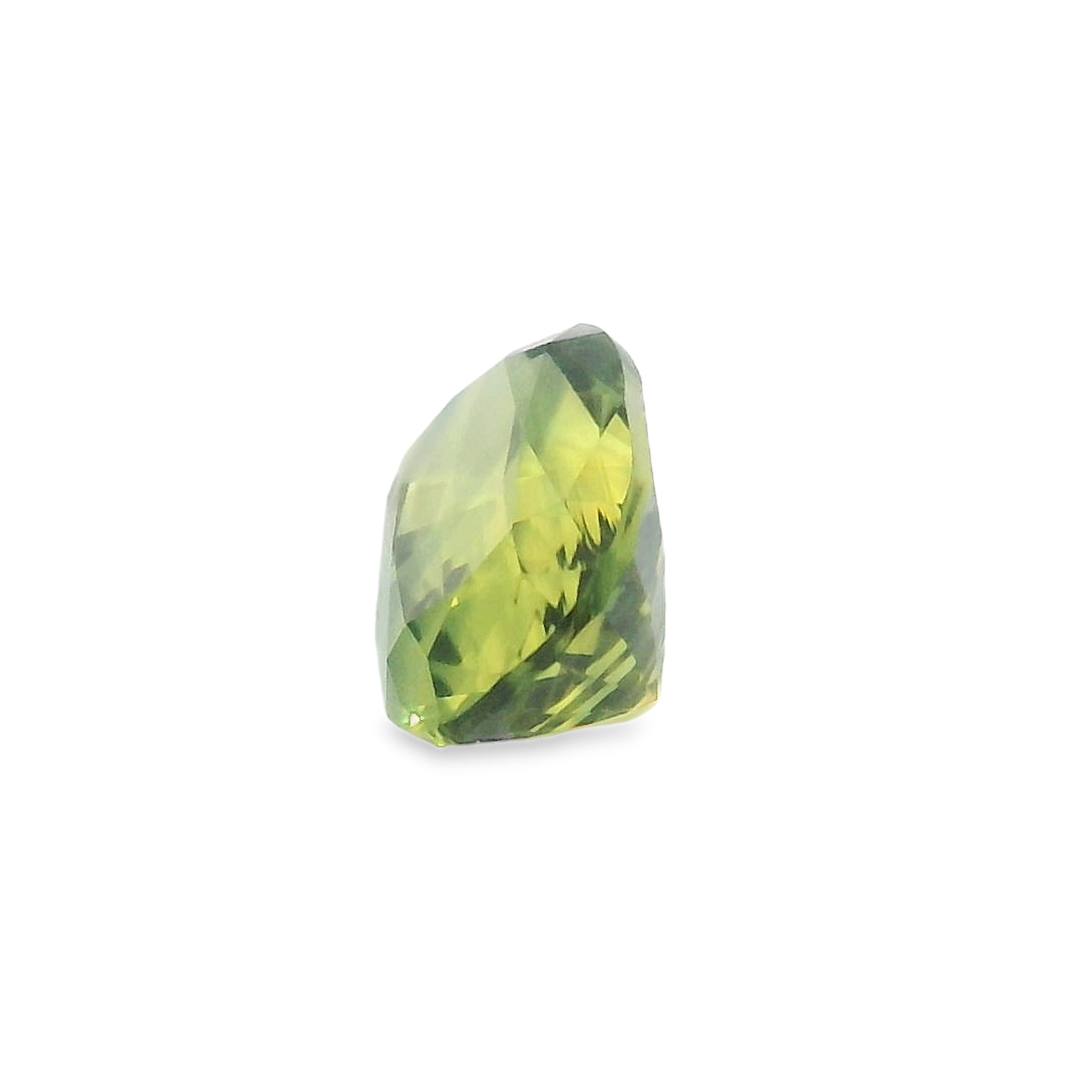 1.55ct Cushion Cut Green Sapphire