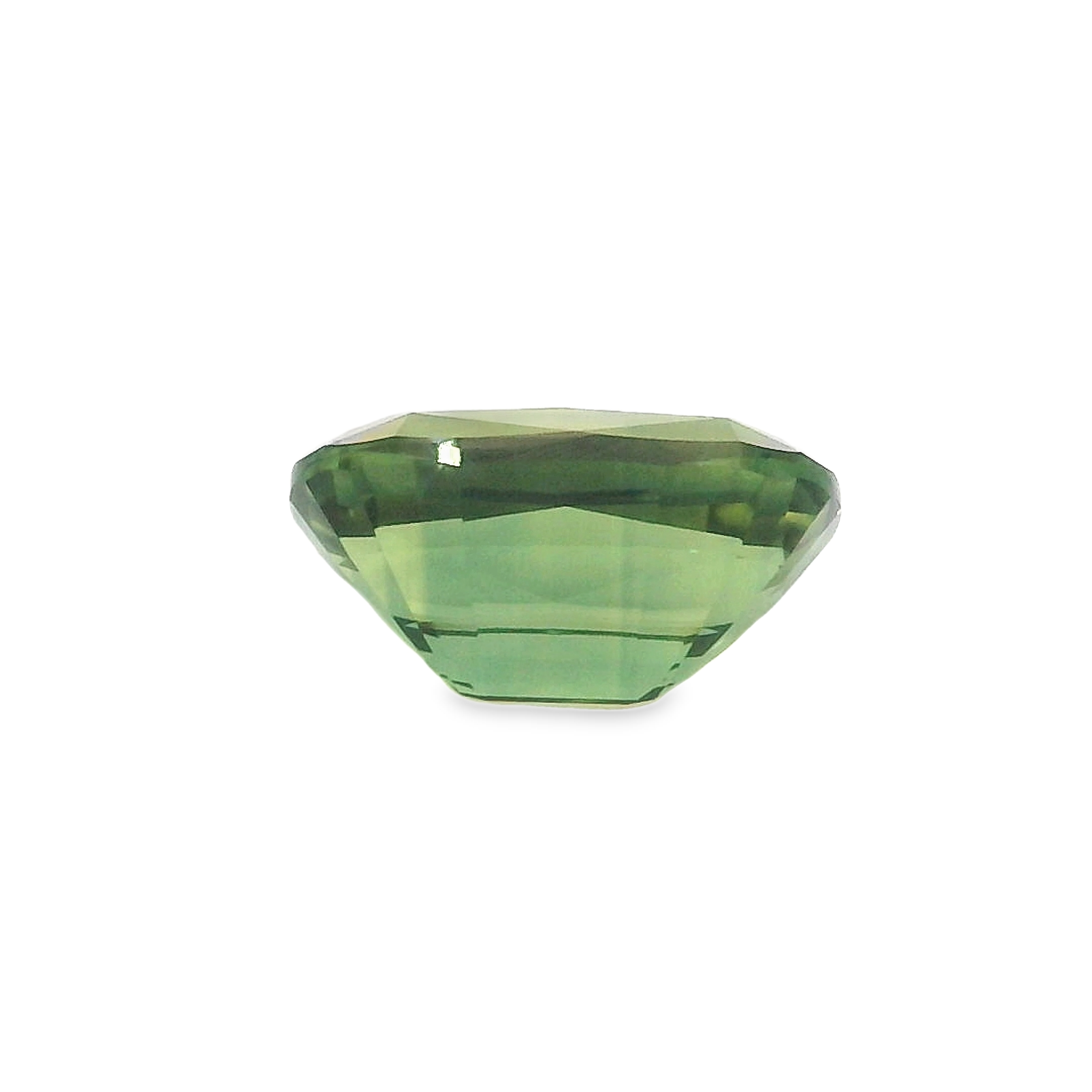 1.55ct Cushion Cut Green Sapphire