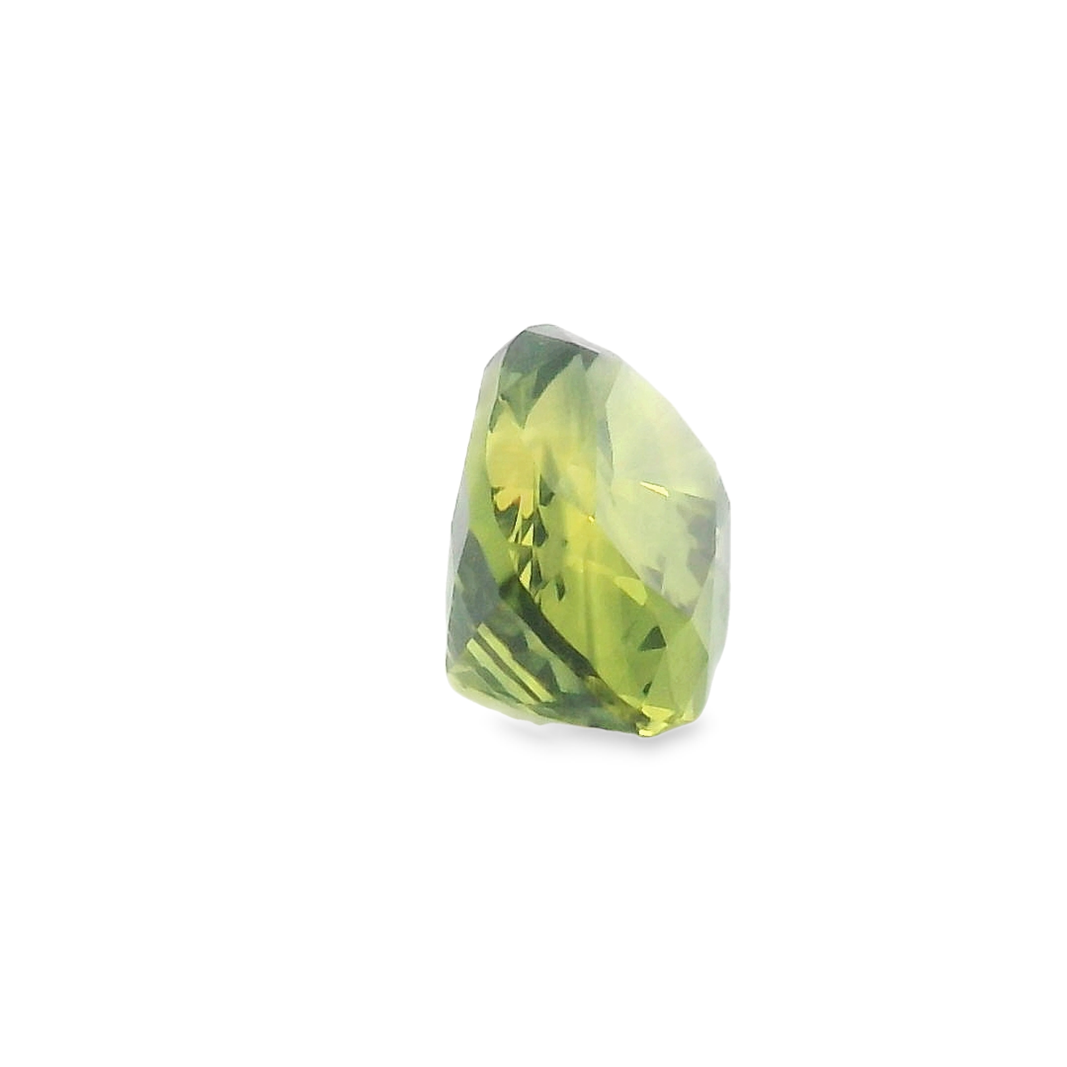 1.55ct Cushion Cut Green Sapphire