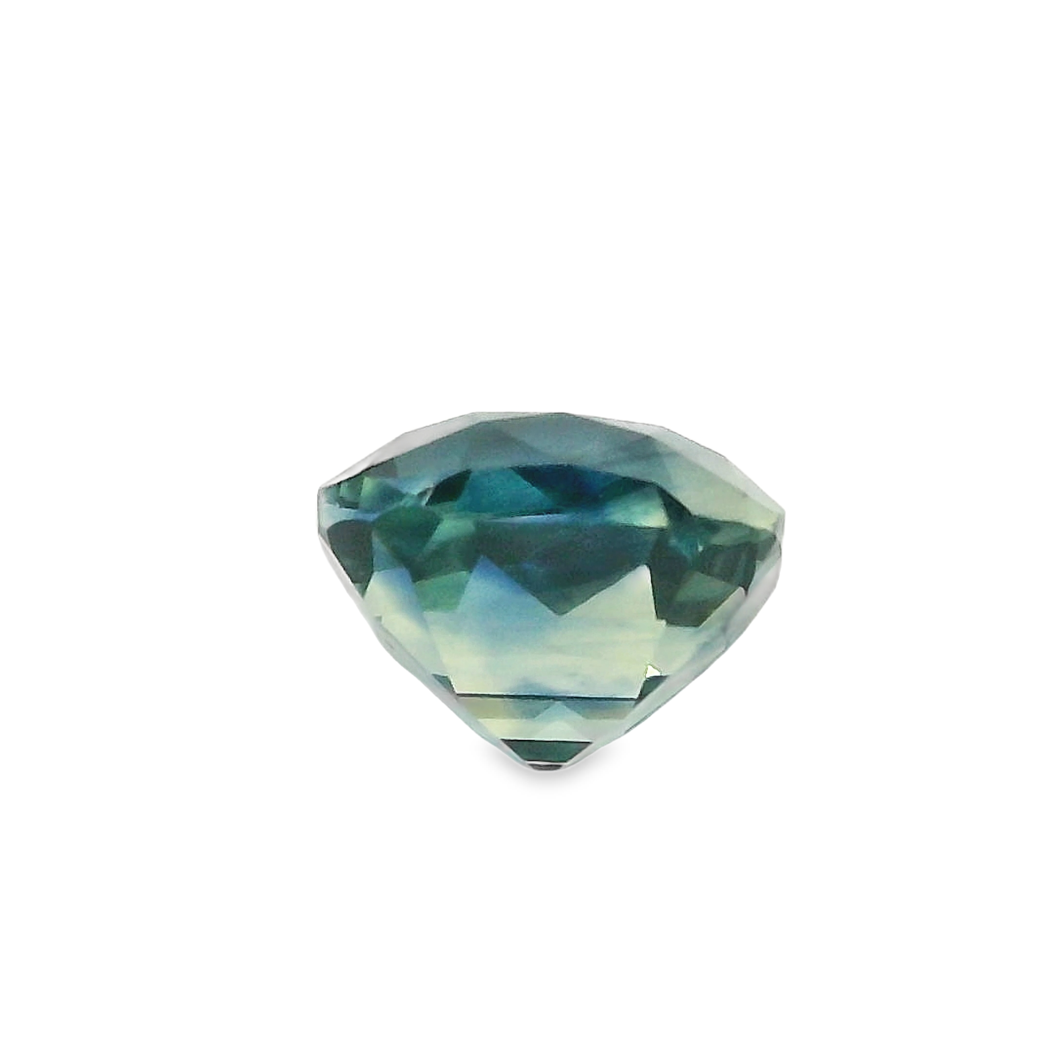 3.06ct Cushion Cut Parti Blue/Yellow Sapphire