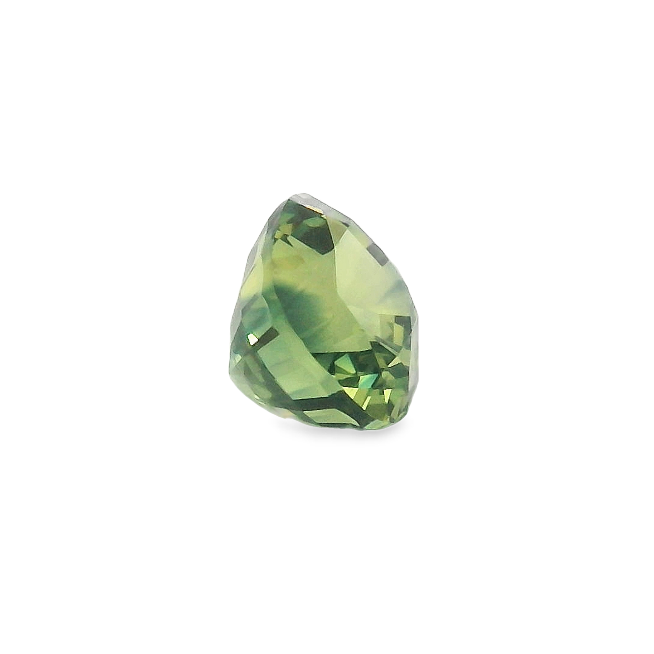 1.74ct Cushion cut Parti Blue/Yellow Sapphire