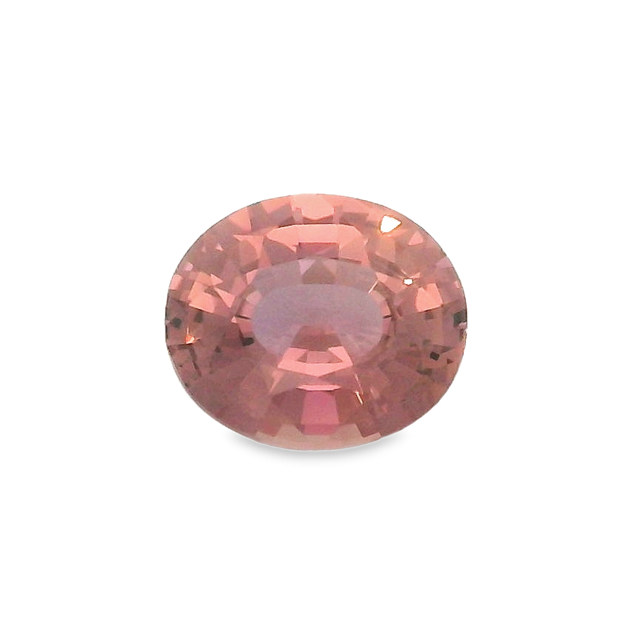 1.46ct Pink Oval Cut Sapphire
