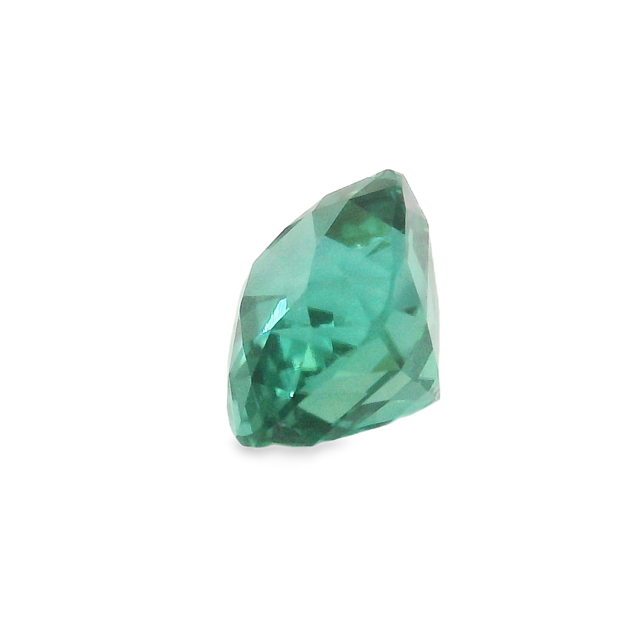 1.63ct Green Cushion cut Tourmaline