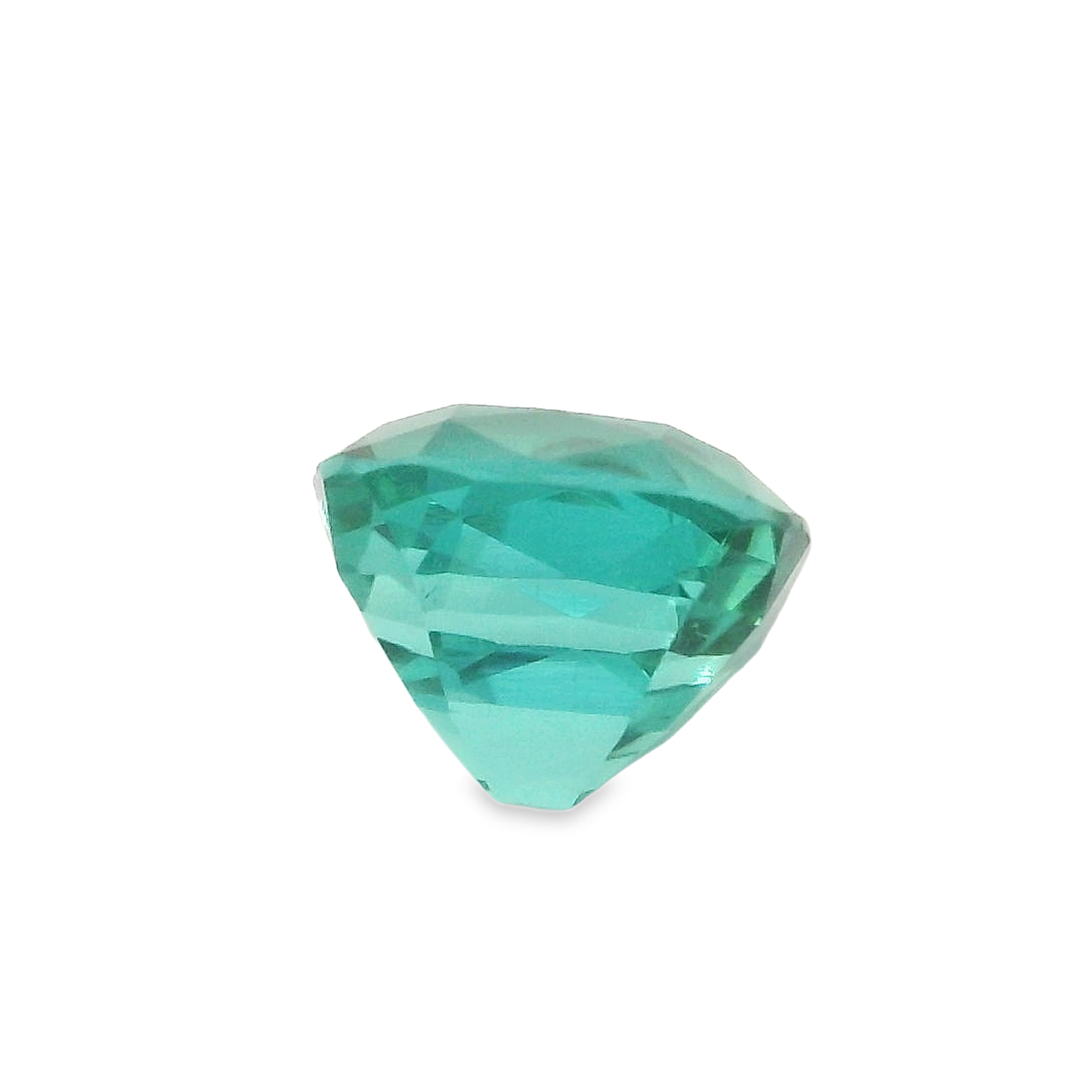 1.63ct Green Cushion cut Tourmaline
