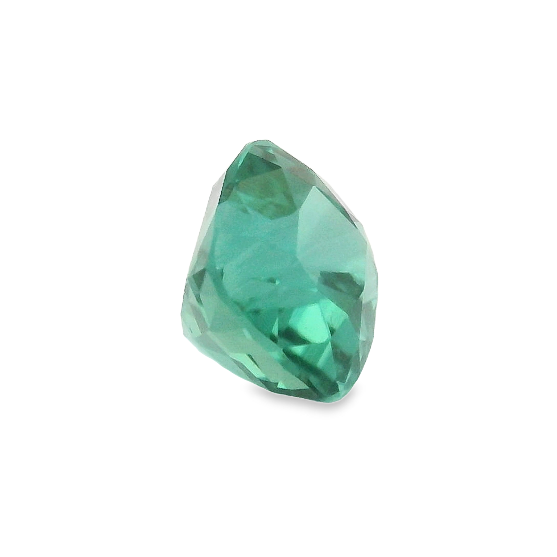 1.63ct Green Cushion cut Tourmaline