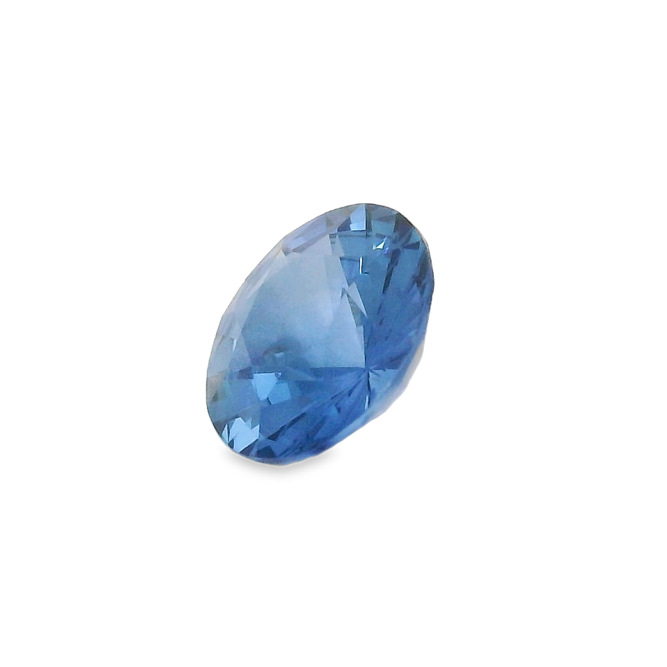 1.66ct Blue Round Brilliant Cut Sapphire
