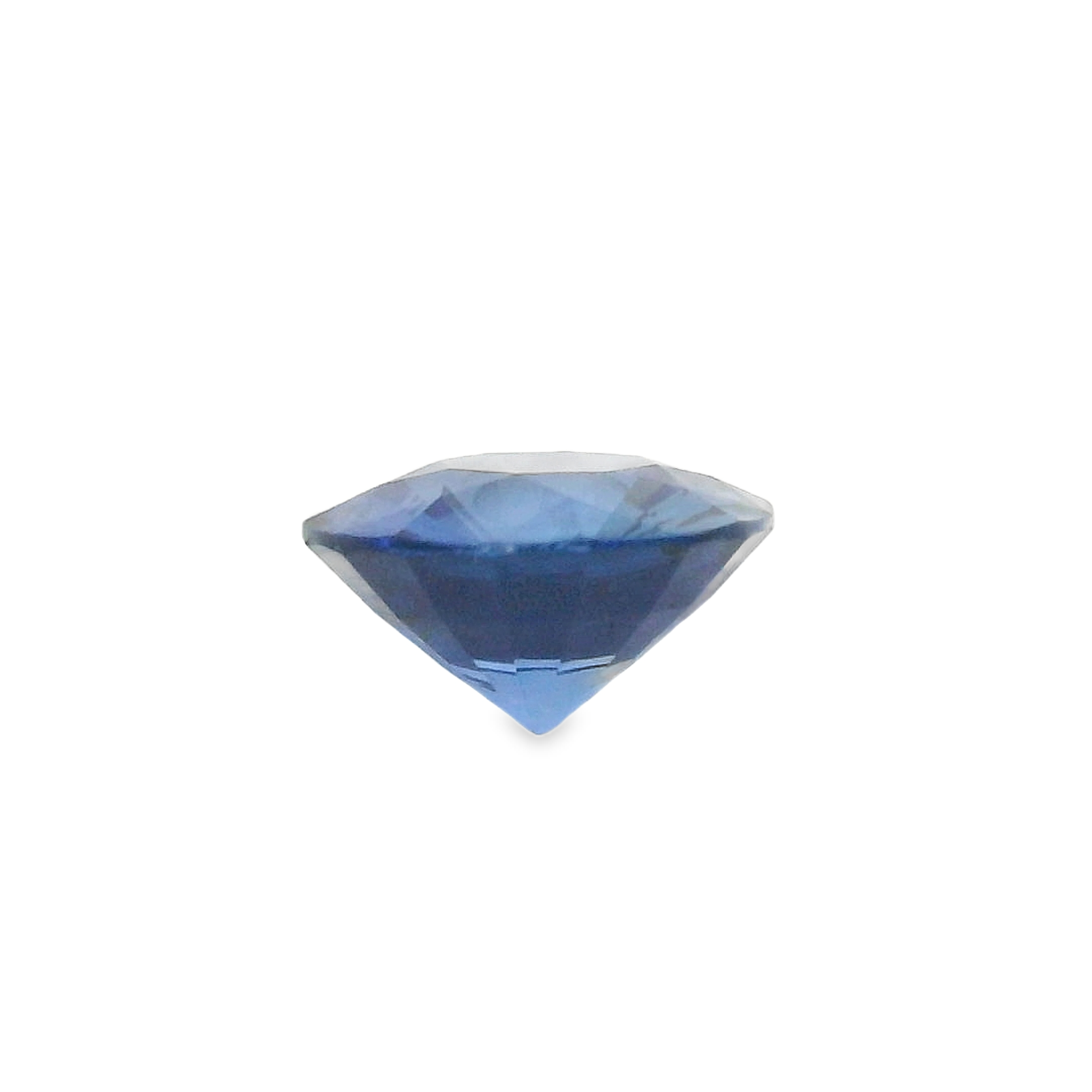 1.66ct Blue Round Brilliant Cut Sapphire