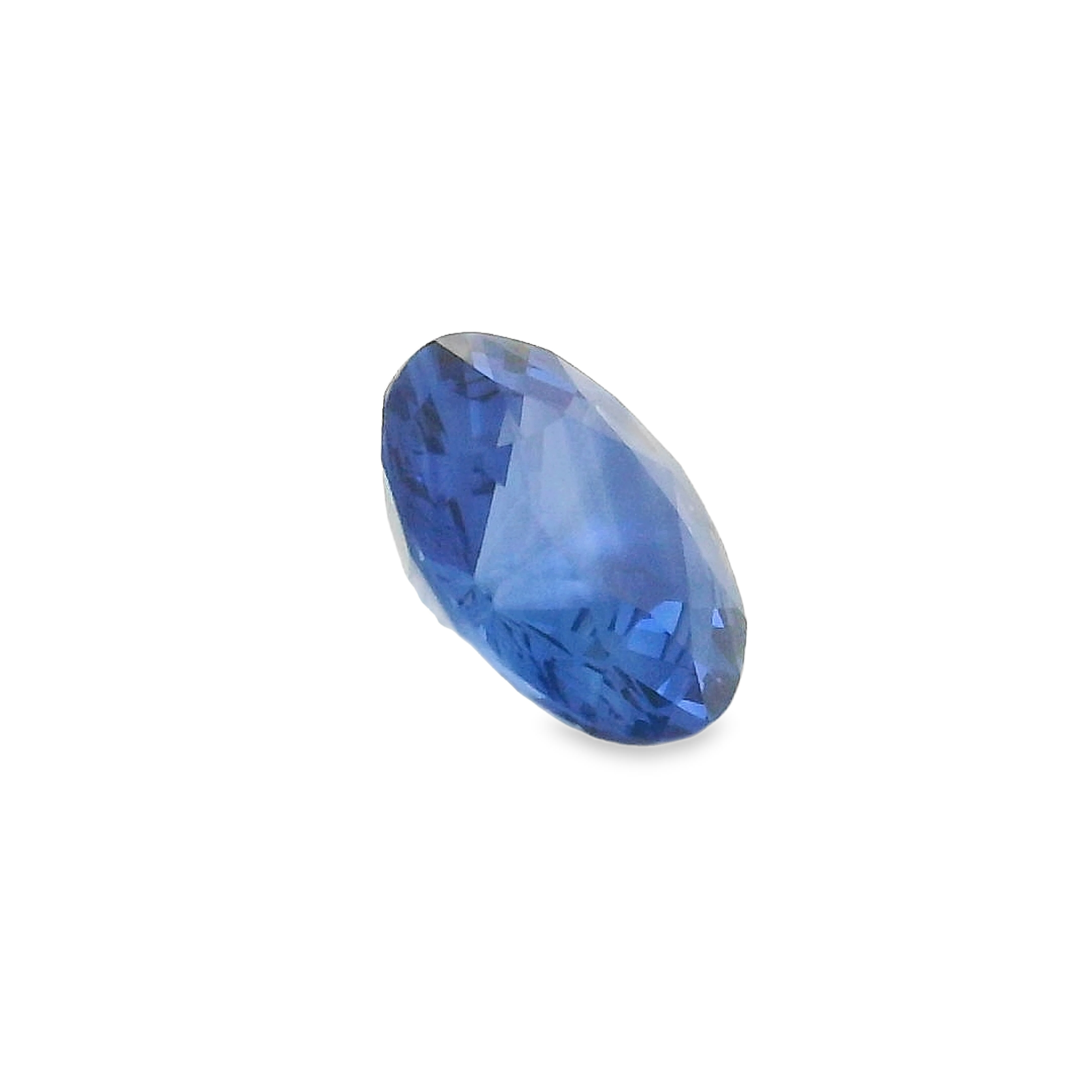 1.66ct Blue Round Brilliant Cut Sapphire