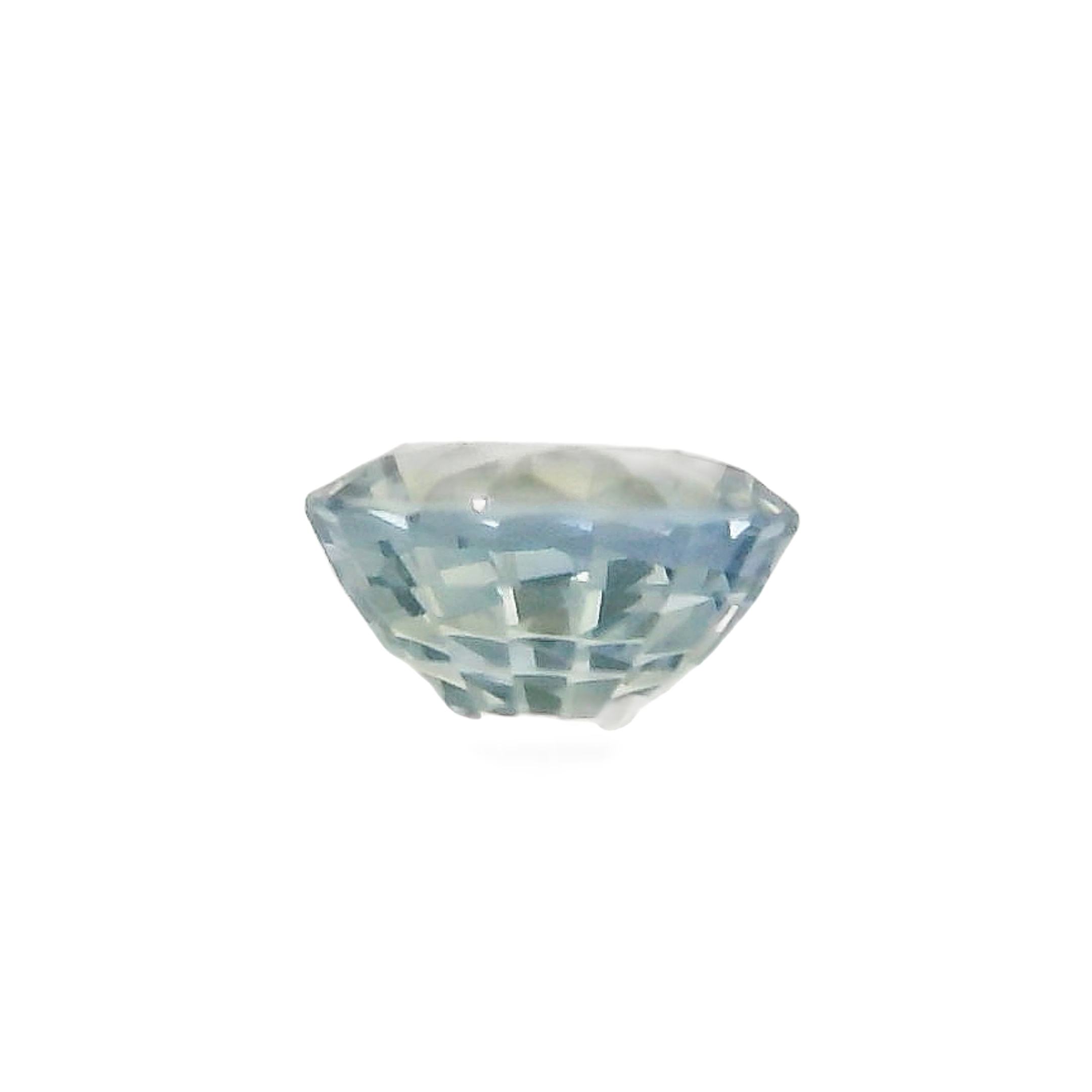 1.20ct Round Brilliant Green/Yellow Parti Sapphire