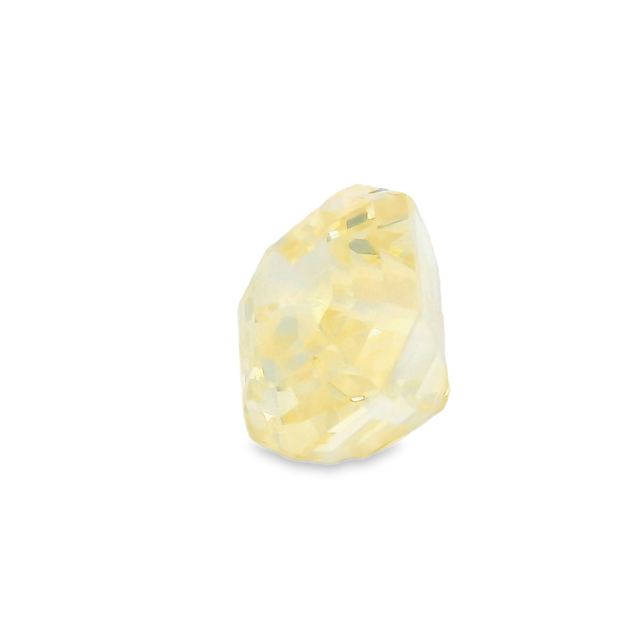 2.48ct Yellow Emerald Cut Sapphire