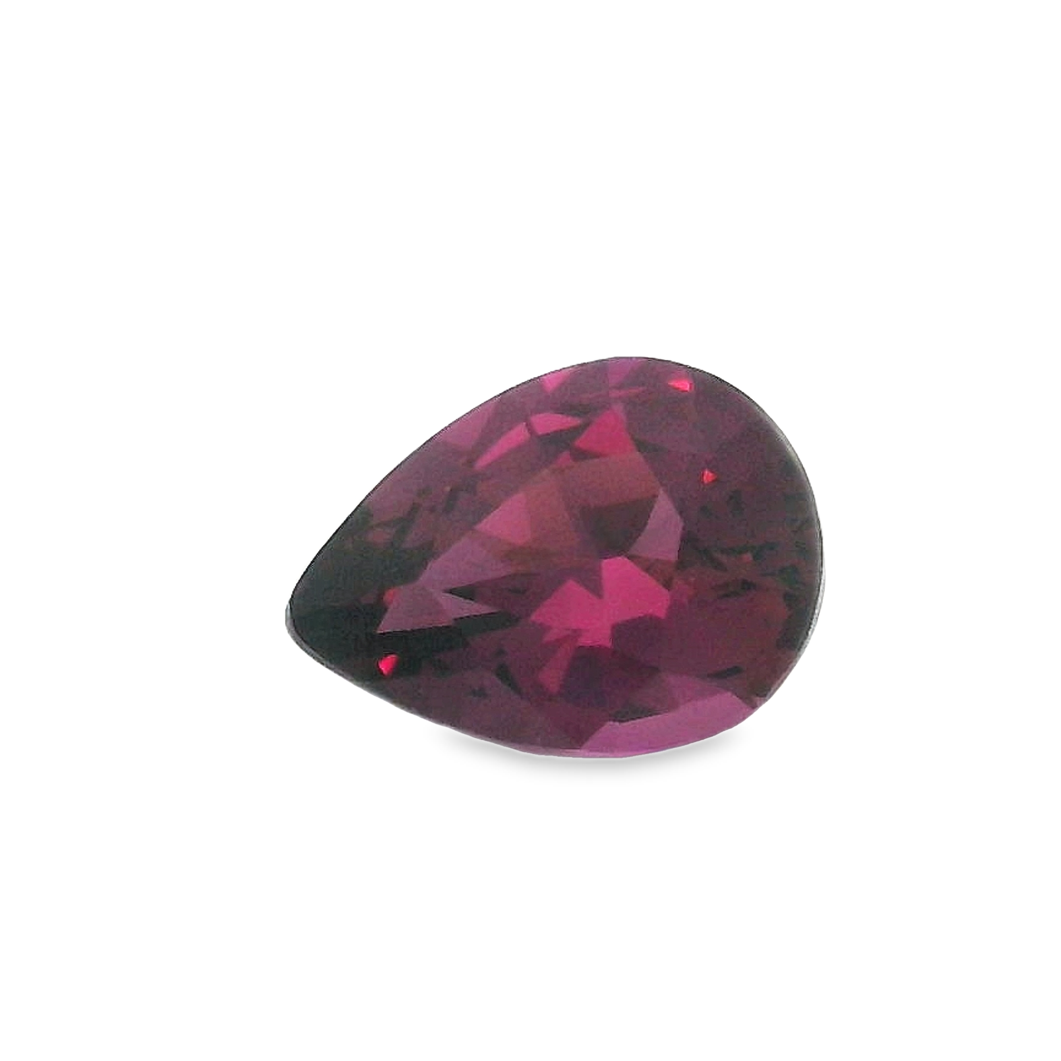 1.58ct Red Pear cut Sapphire