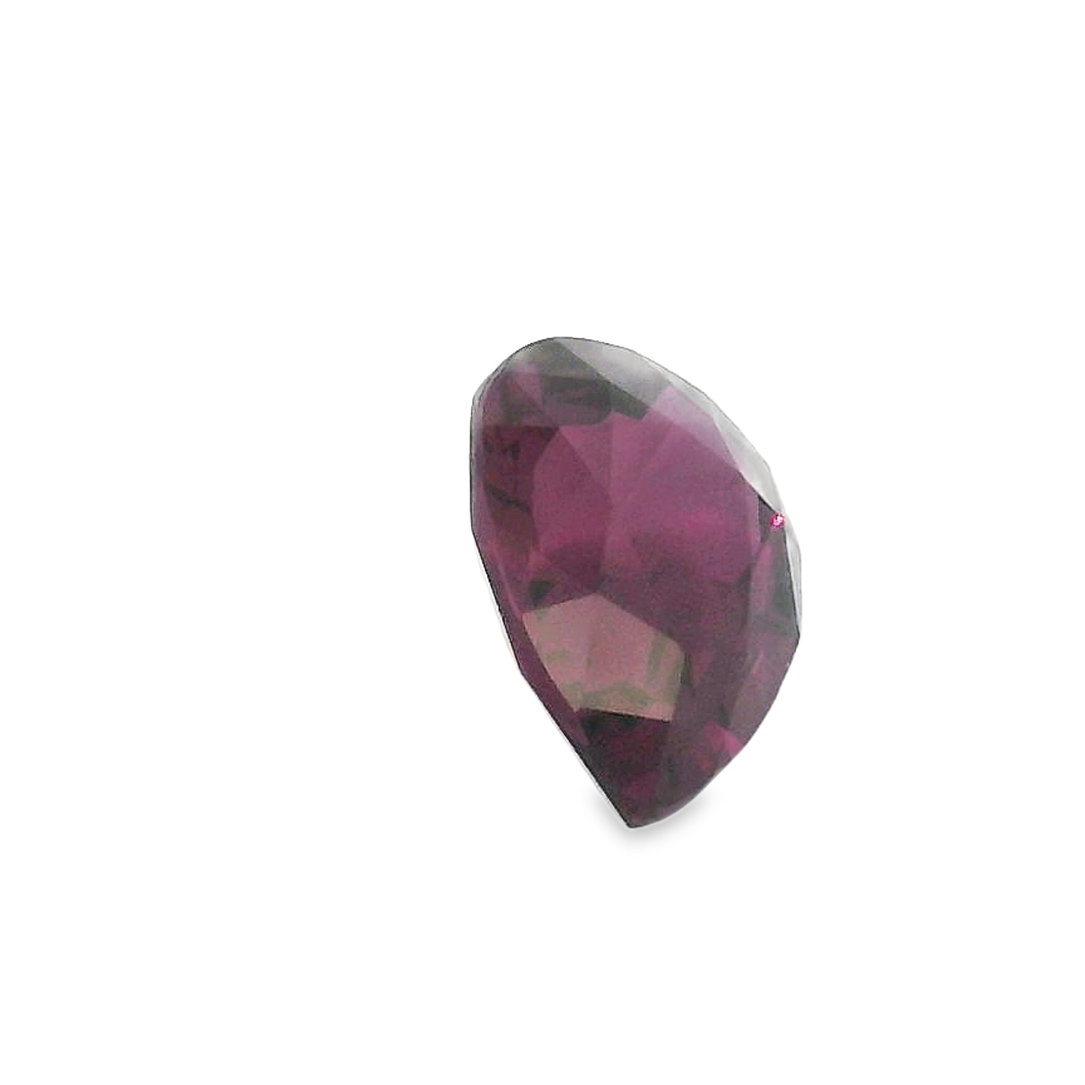 1.58ct Red Pear cut Sapphire
