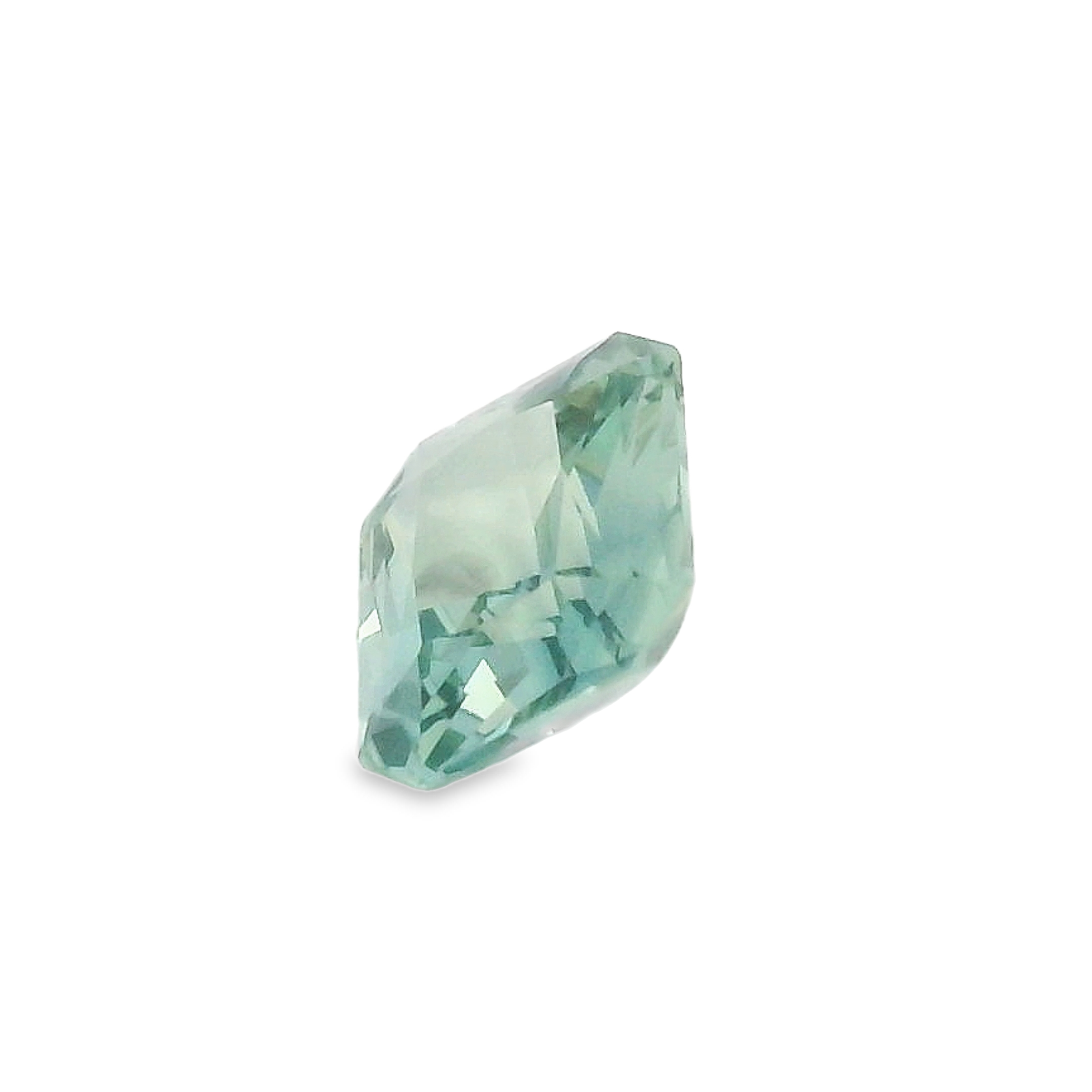 0.87ct Teal Radiant cut Sapphire