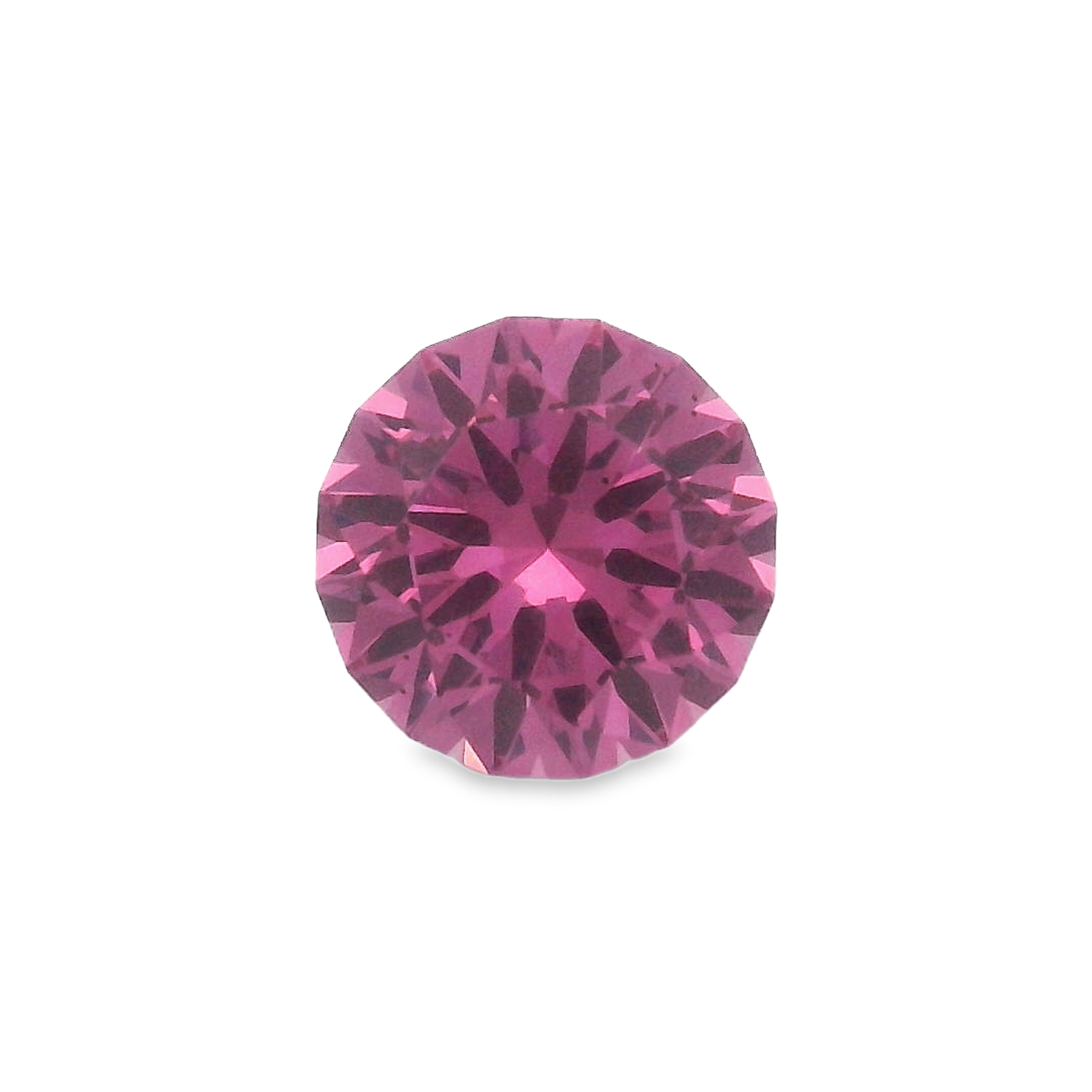 1.73ct Pink Round Brilliant cut Garnet