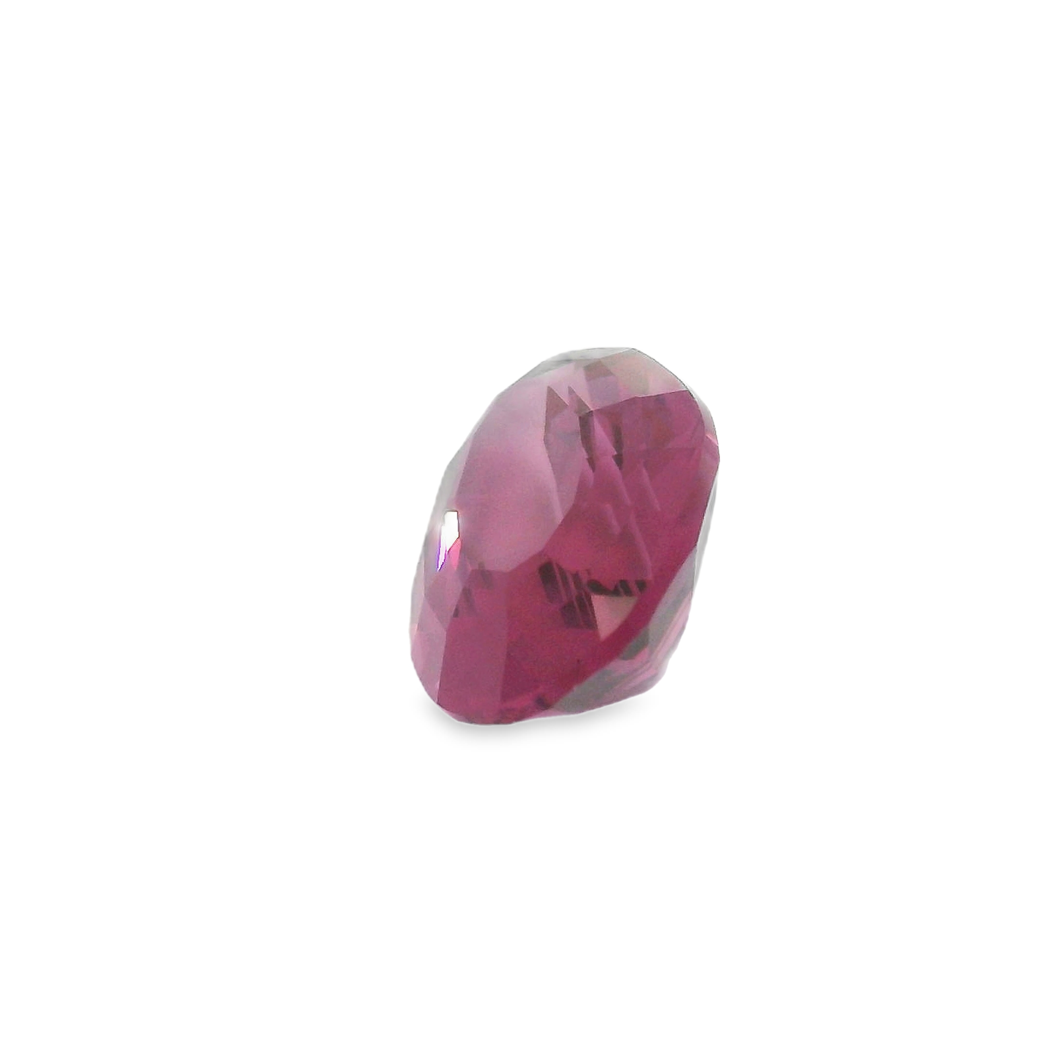 4.18ct Pink Egg cut Garnet.