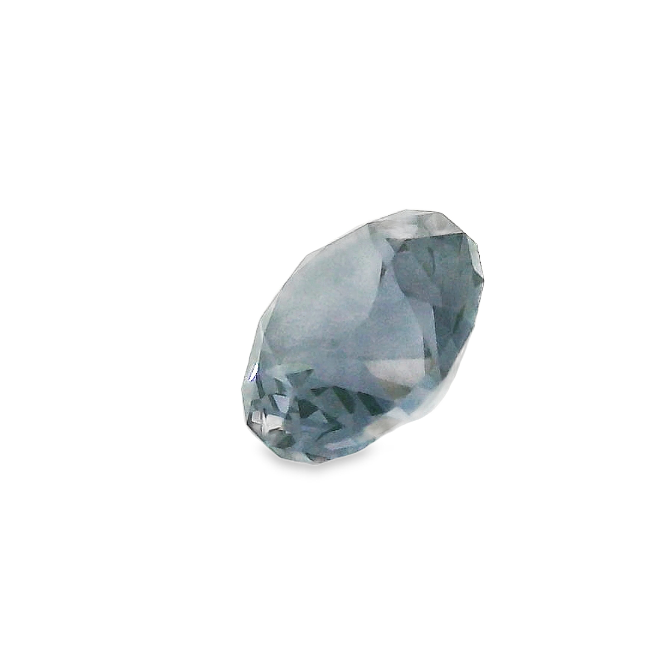 1.31ct Blue Spinel Round Brilliant cut.