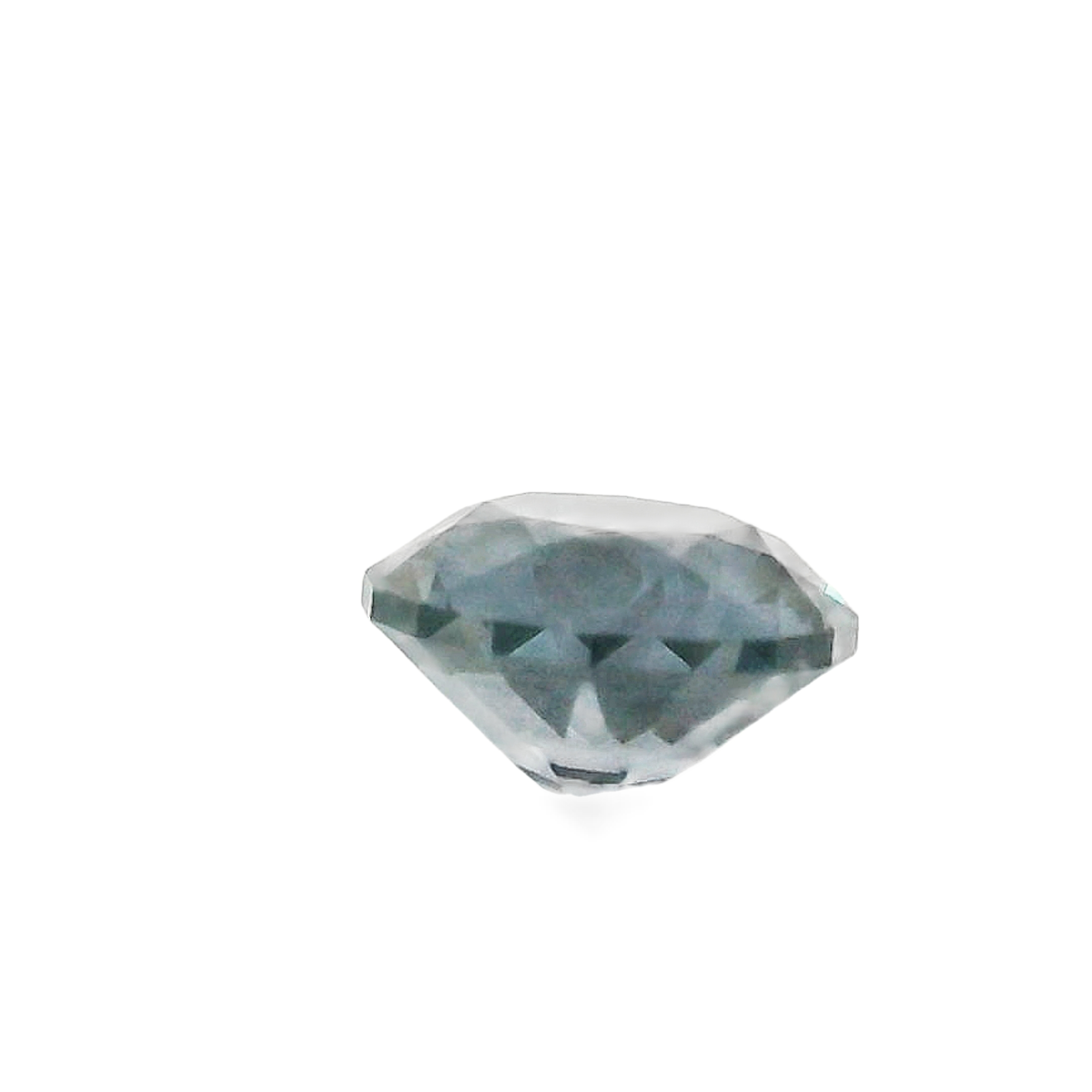 1.31ct Blue Spinel Round Brilliant cut.