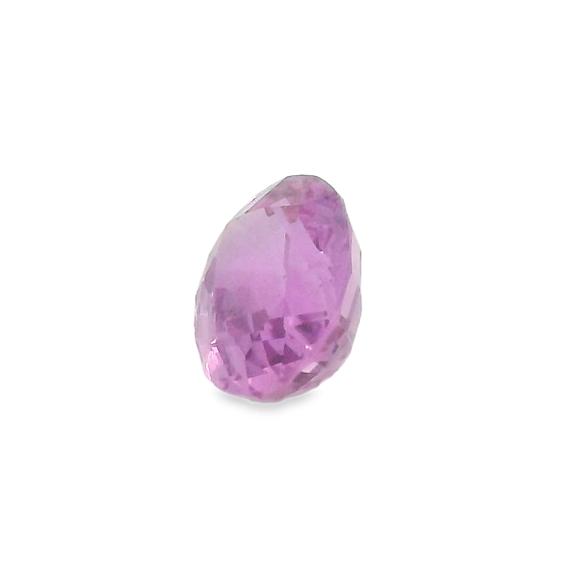 1.08ct Pink Oval cut Sapphire