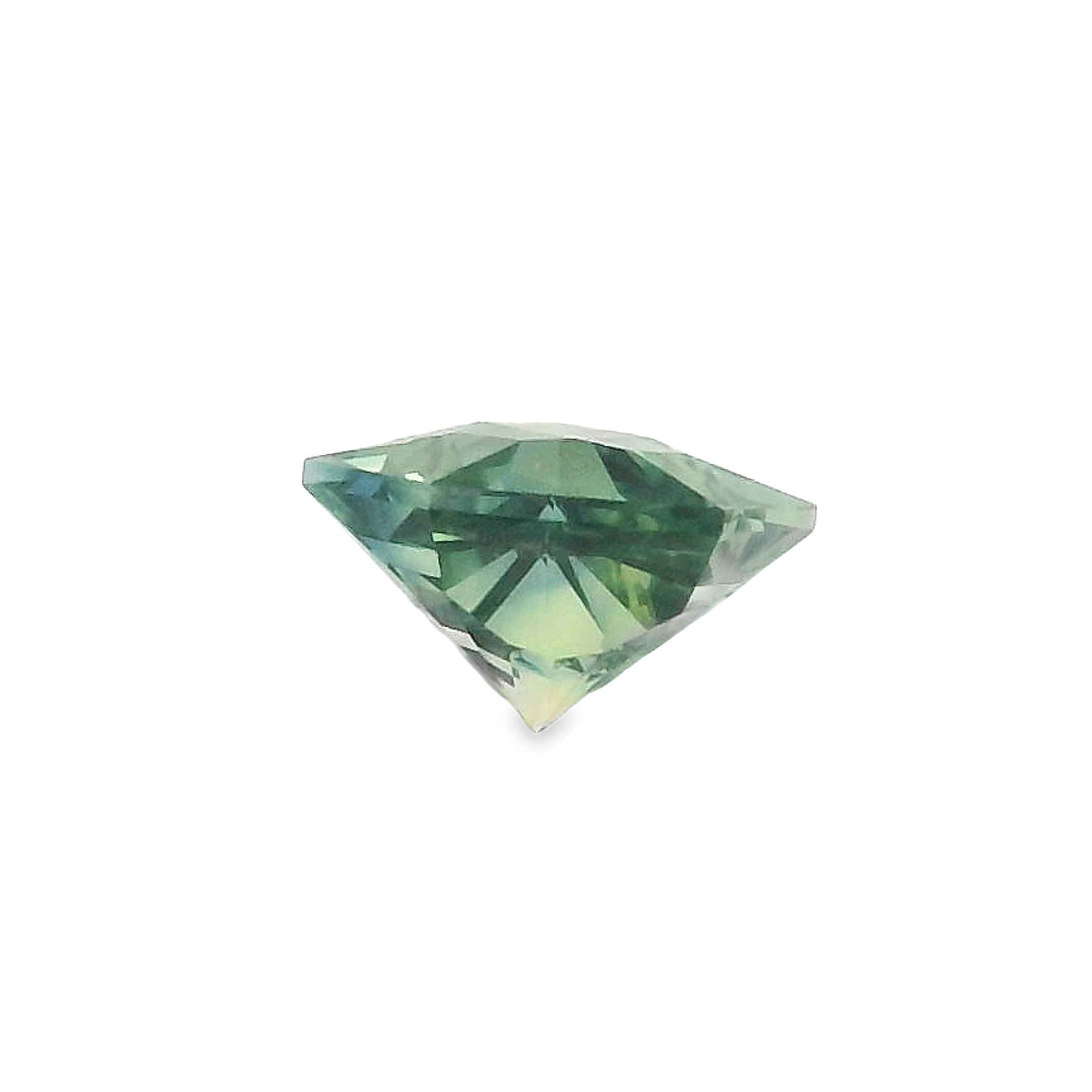 0.88ct Green Superman cut sapphire