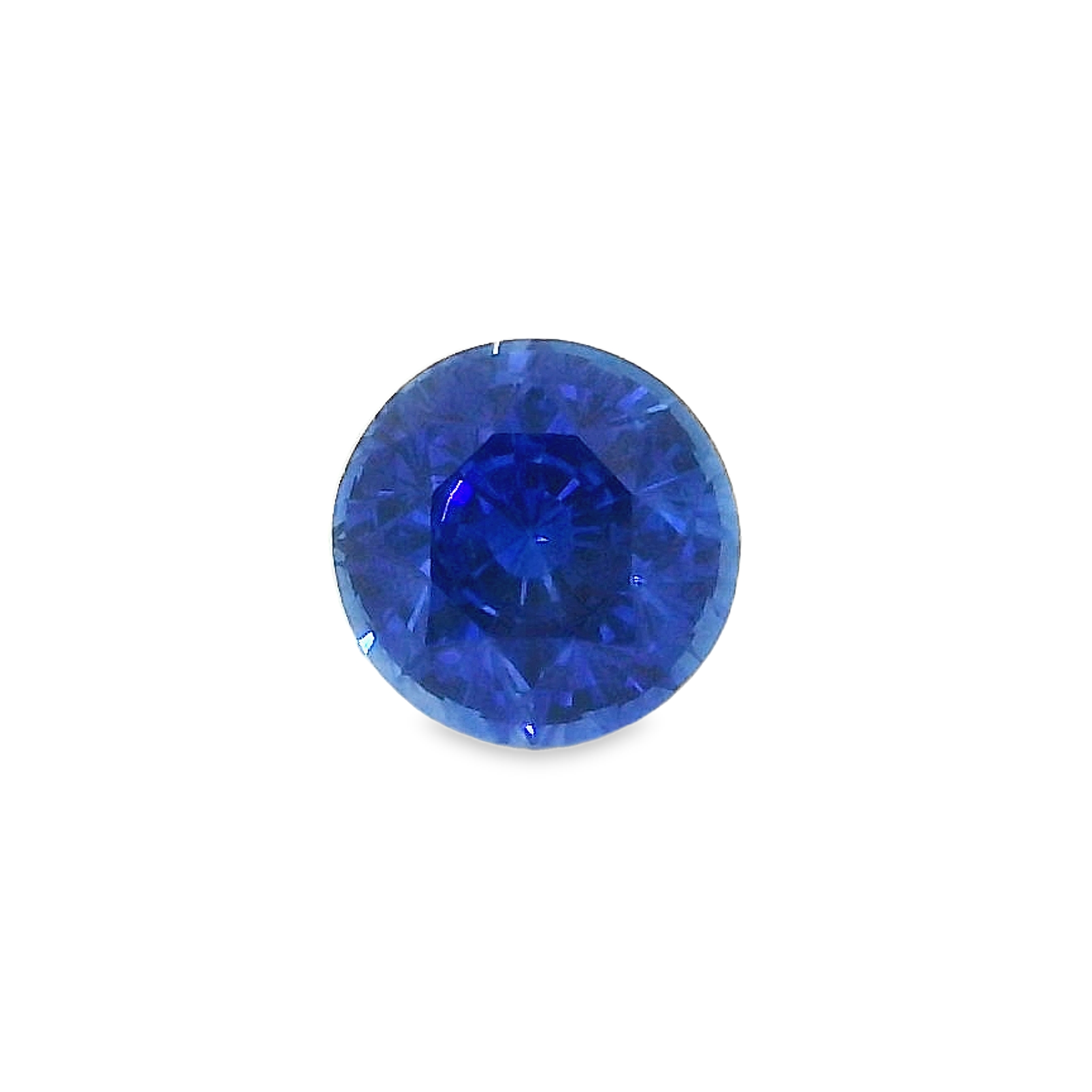 1.08ct Blue Round Brilliant cut Sapphire