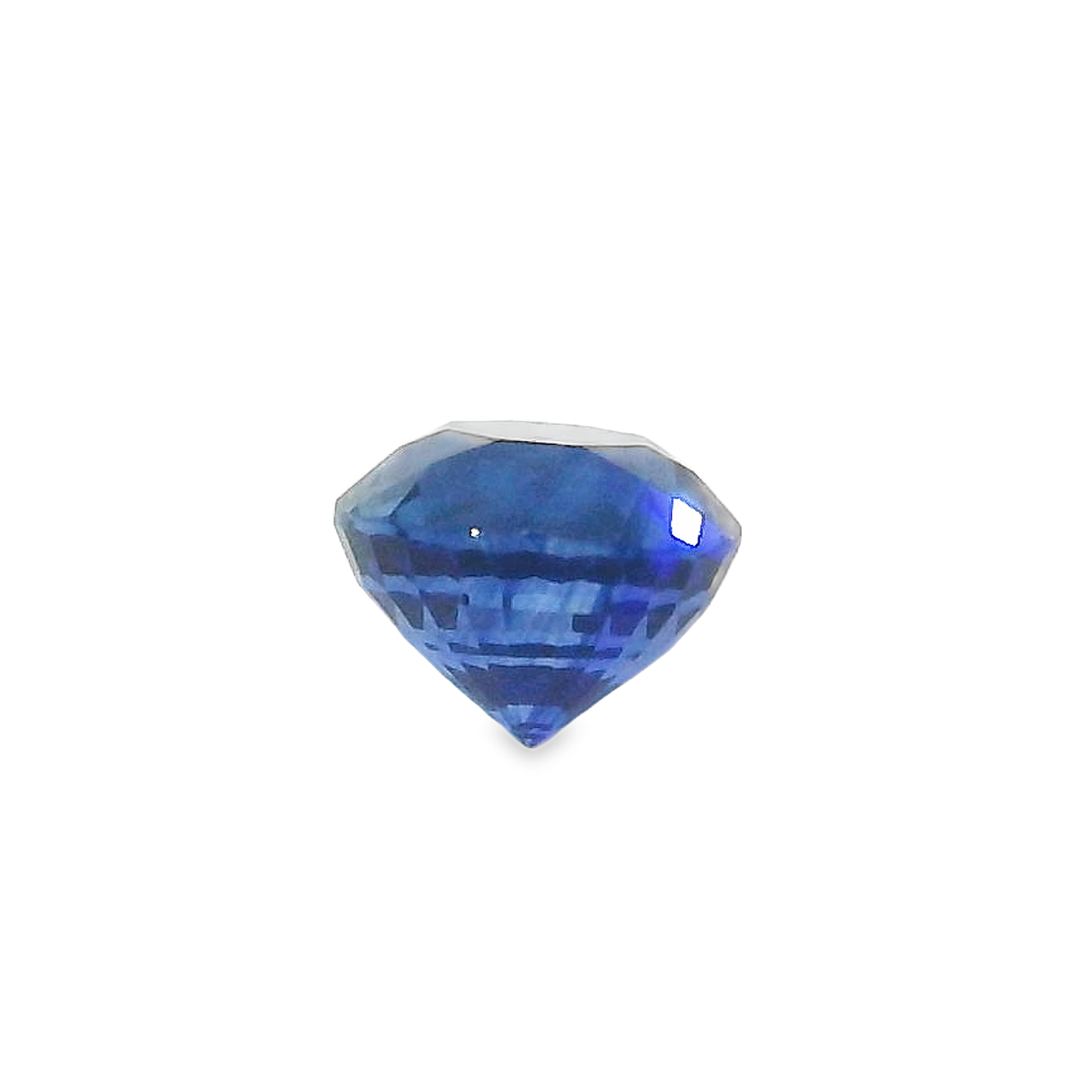 1.08ct Blue Round Brilliant cut Sapphire