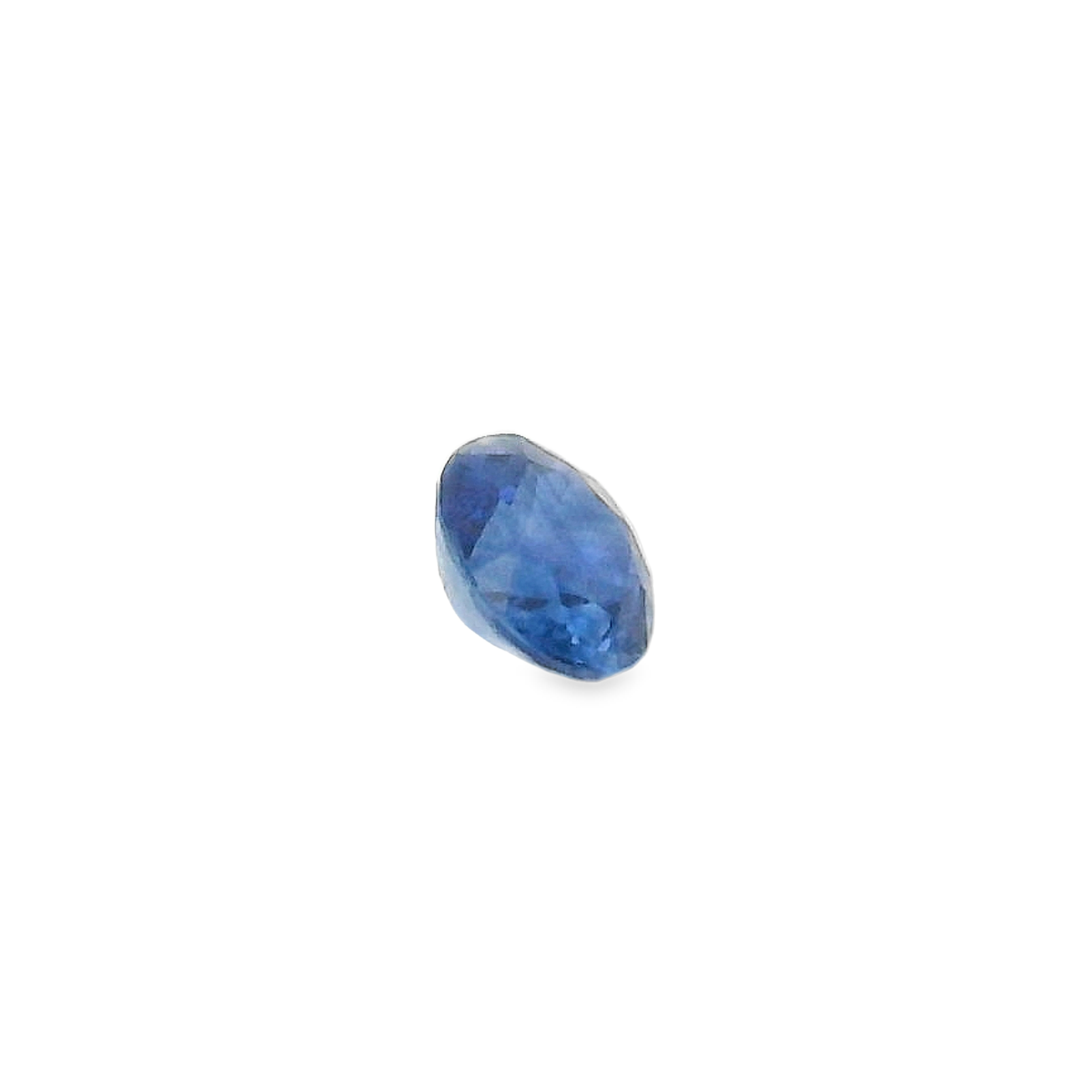0.27ct Blue Round Brilliant cut Sapphire