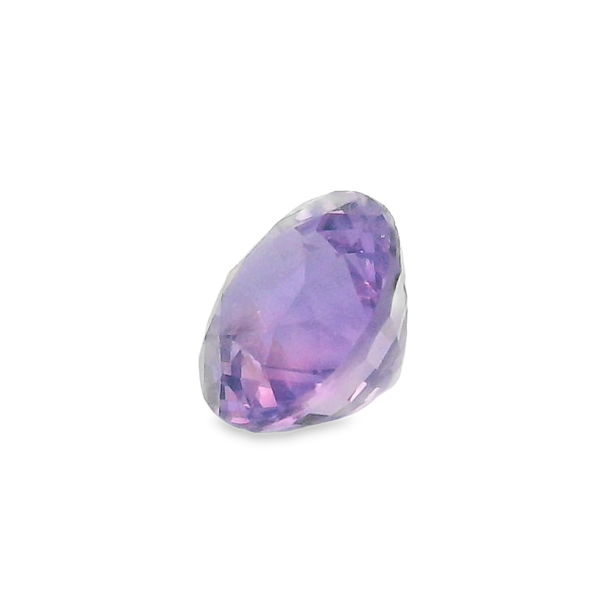 1.51ct, Purple Round Brilliant cut Sapphire